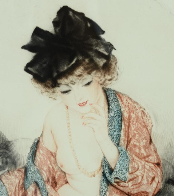 Paul Emile Felix Original Signed Dry-Point Etching  