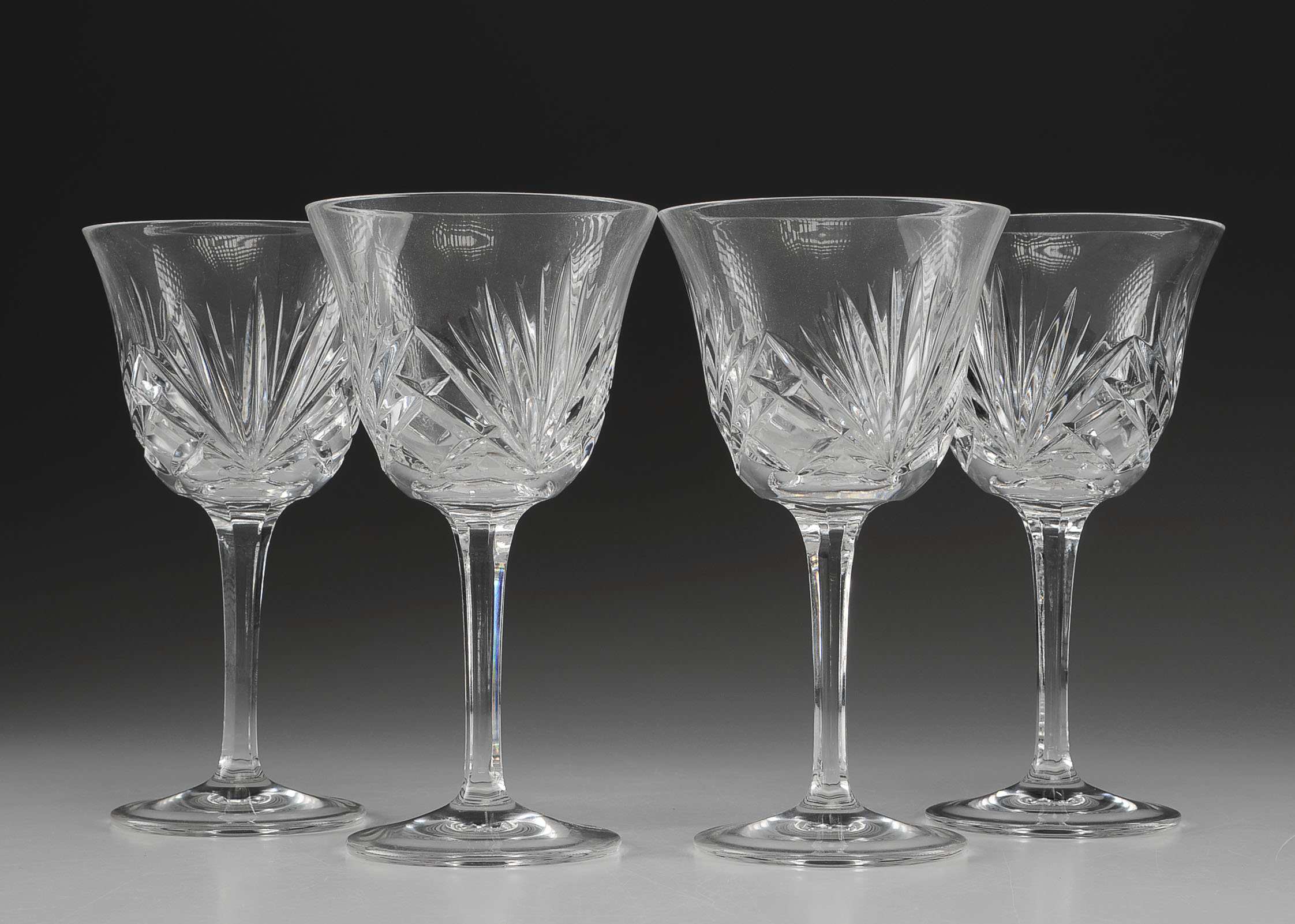 Four Waterford Crystal Drinking Glasses