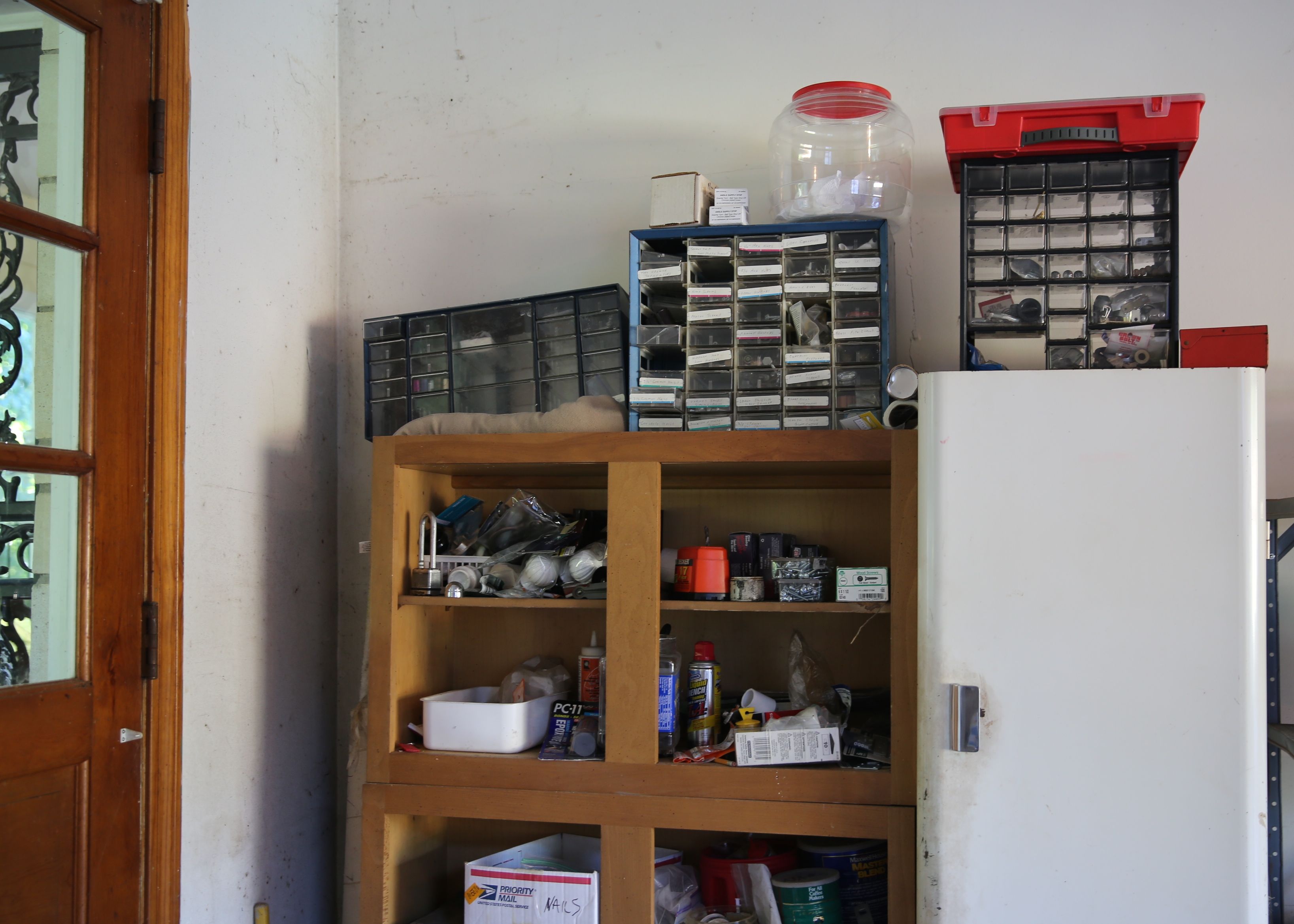 Garage Shelving and Storage Lot