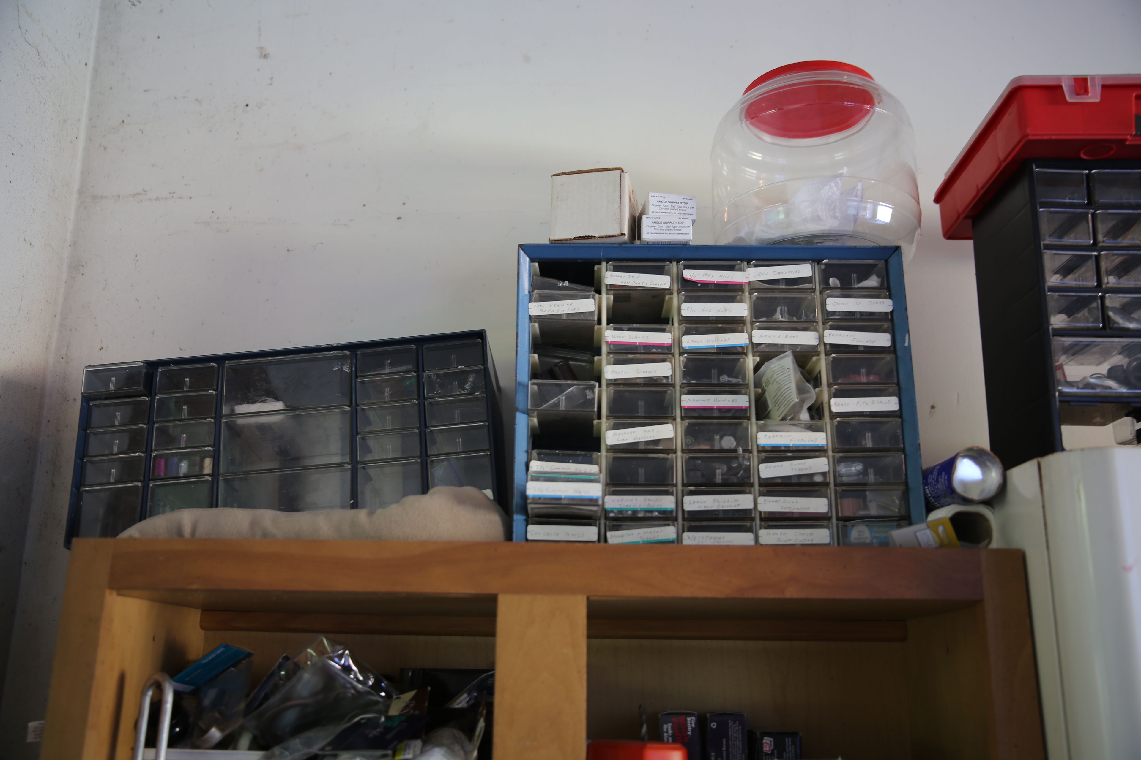 Garage Shelving and Storage Lot
