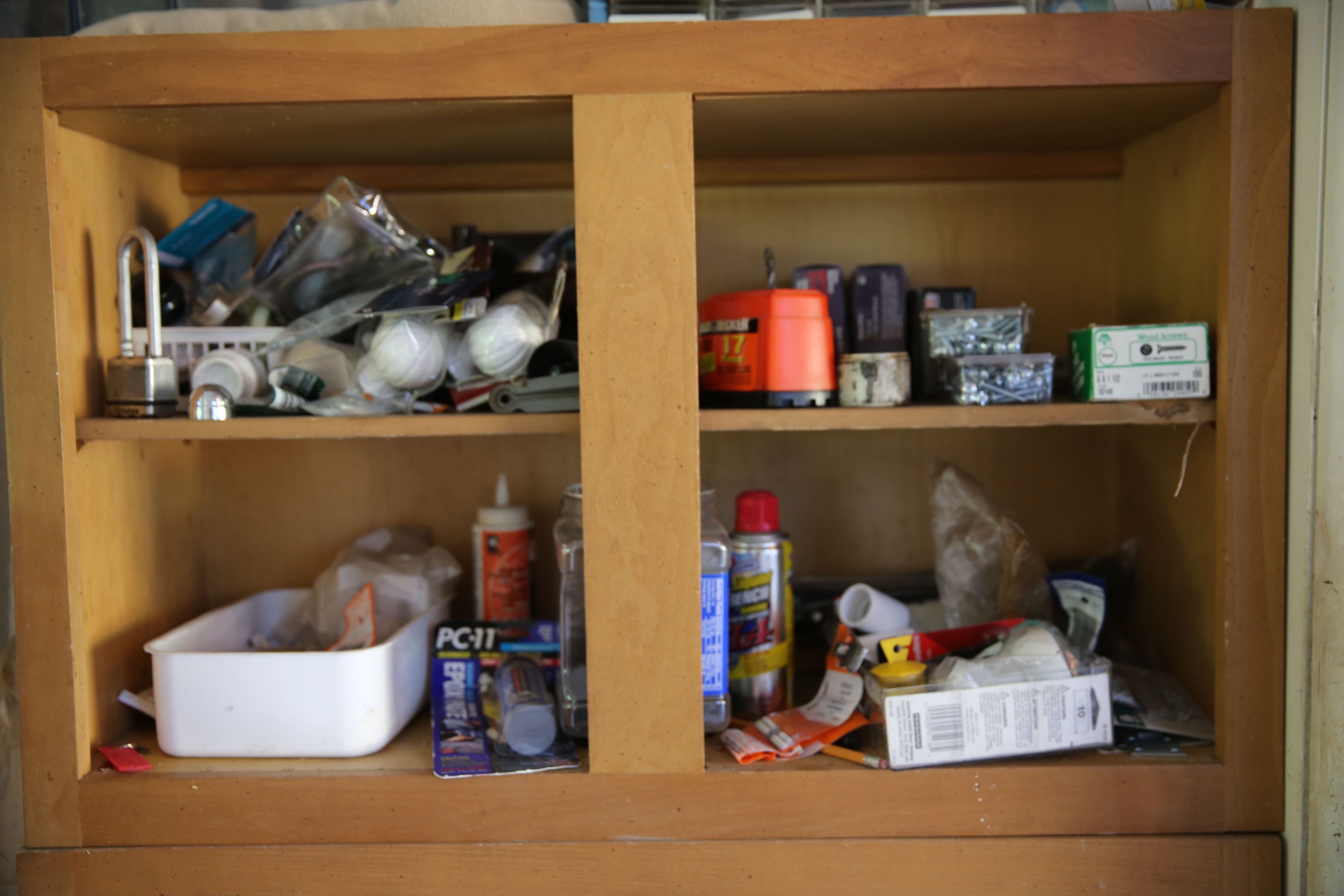 Garage Shelving and Storage Lot