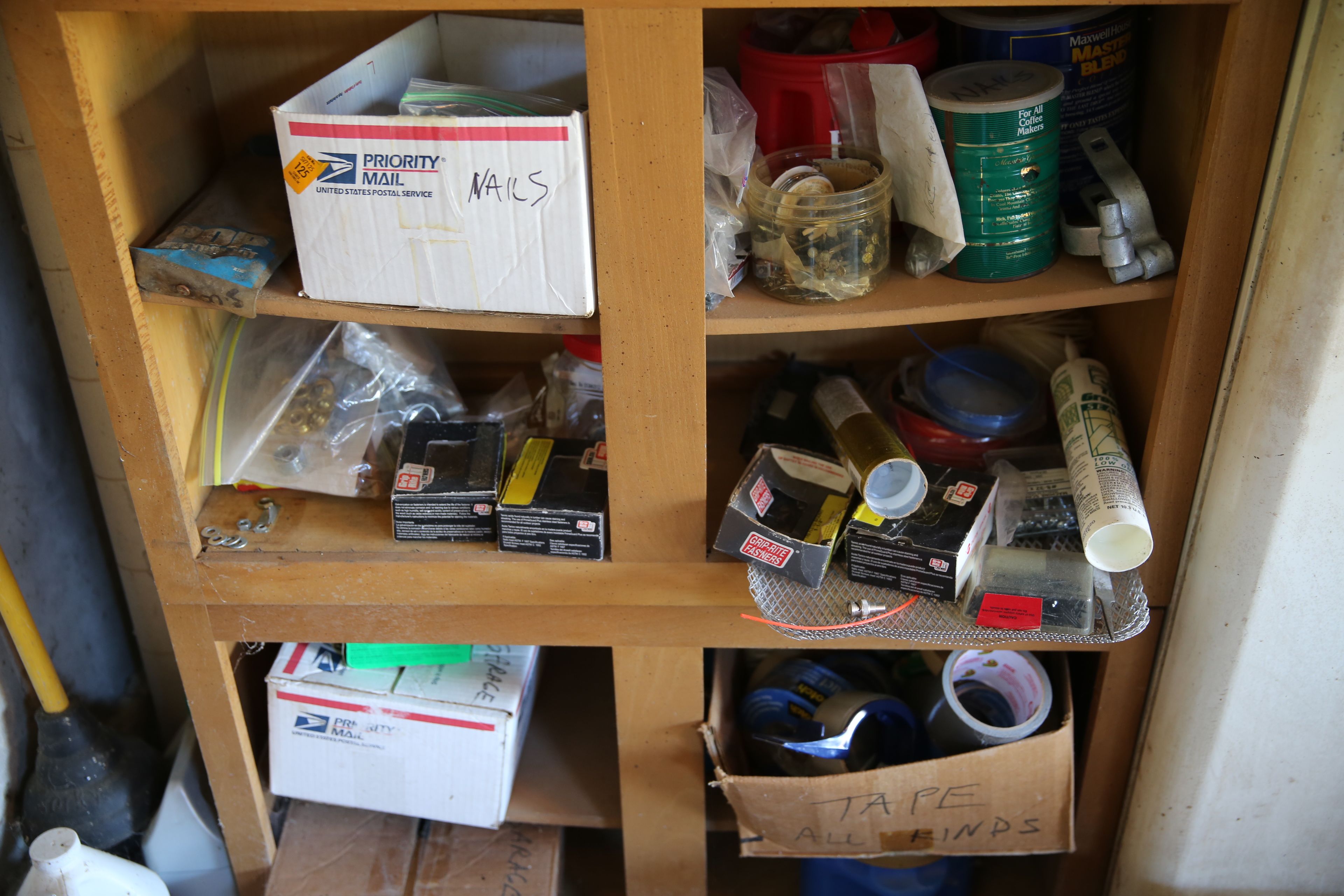 Garage Shelving and Storage Lot