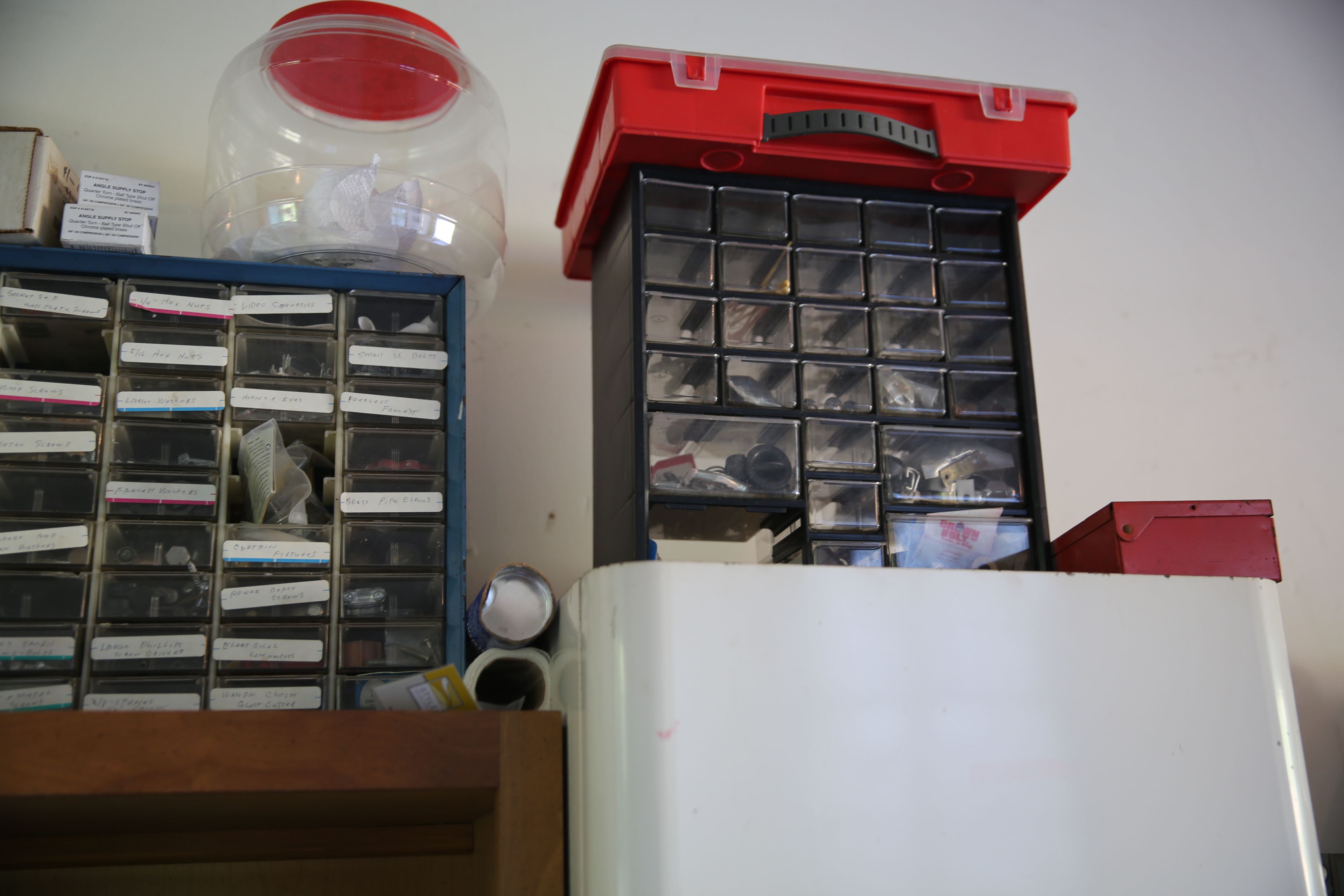 Garage Shelving and Storage Lot