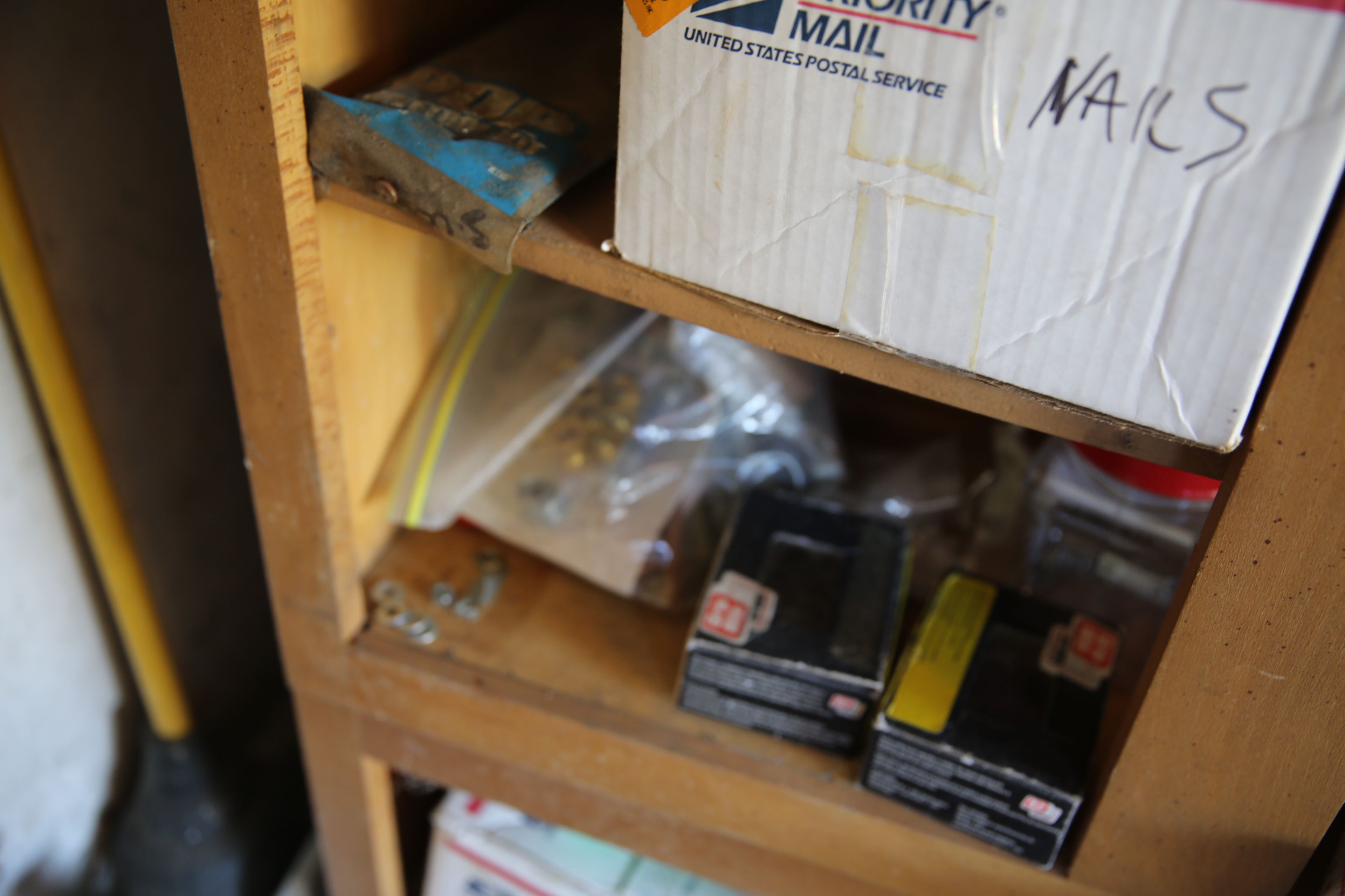 Garage Shelving and Storage Lot