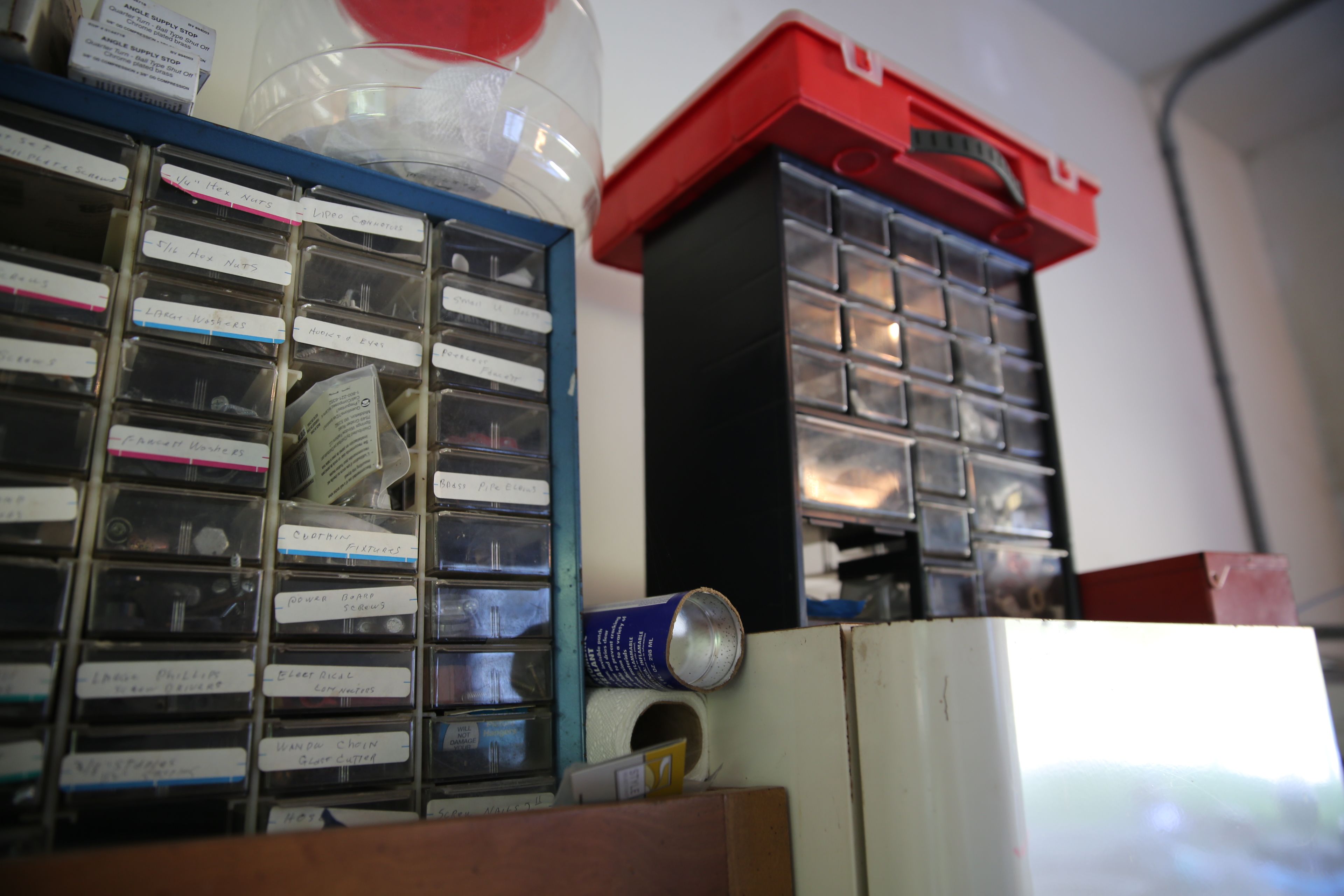 Garage Shelving and Storage Lot
