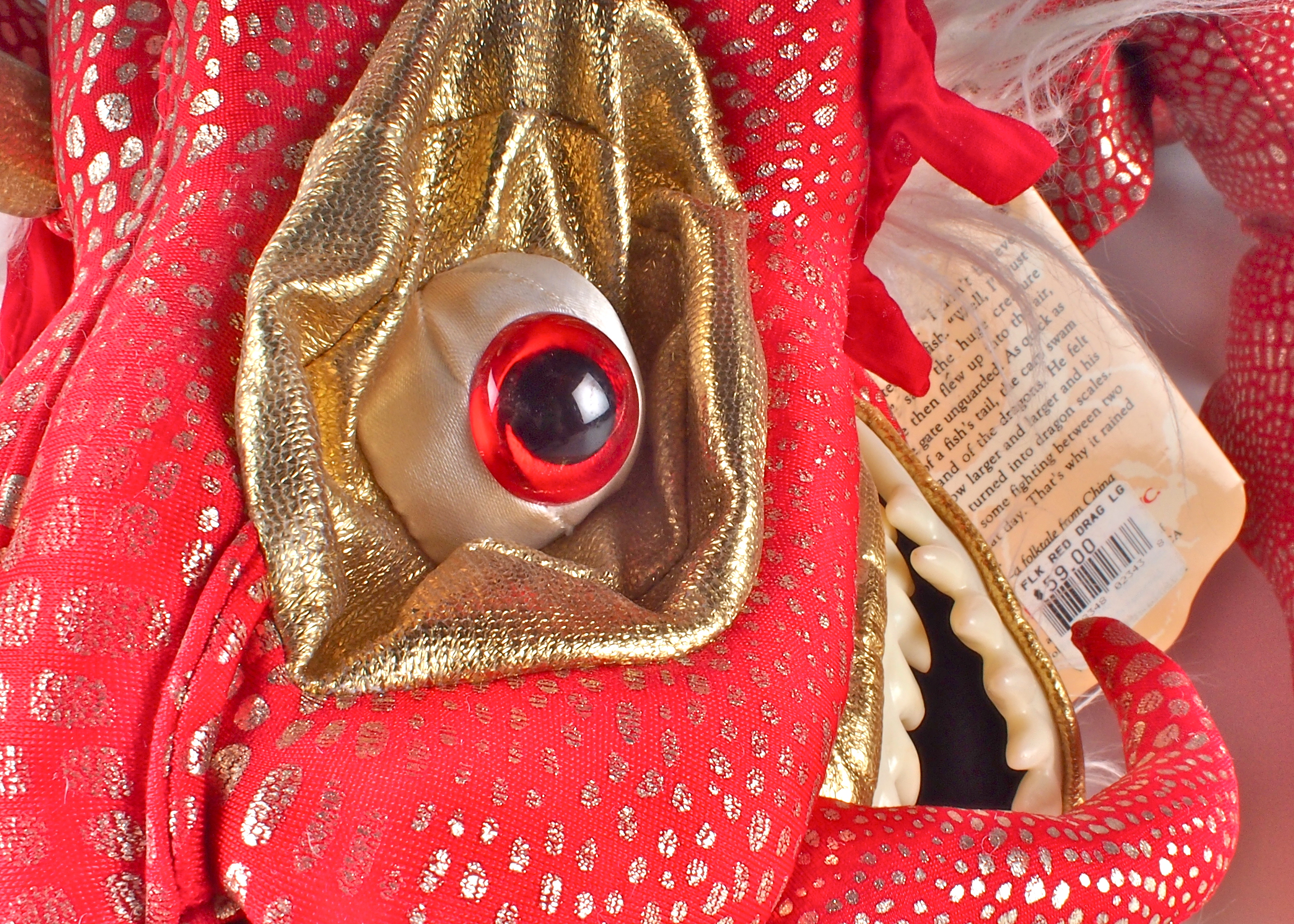 Folkmanis Dragon Puppet with Original Hangtag