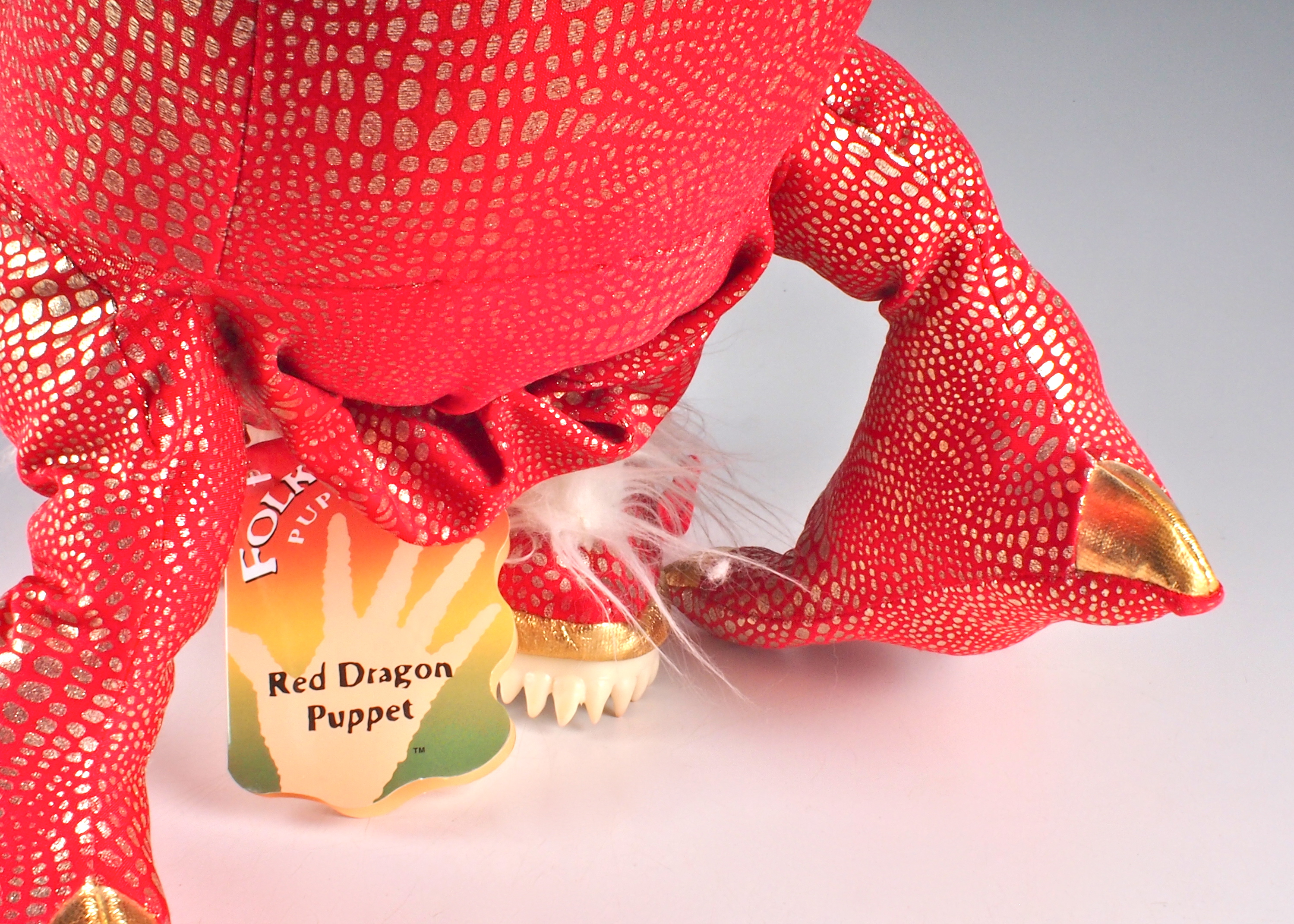 Folkmanis Dragon Puppet with Original Hangtag