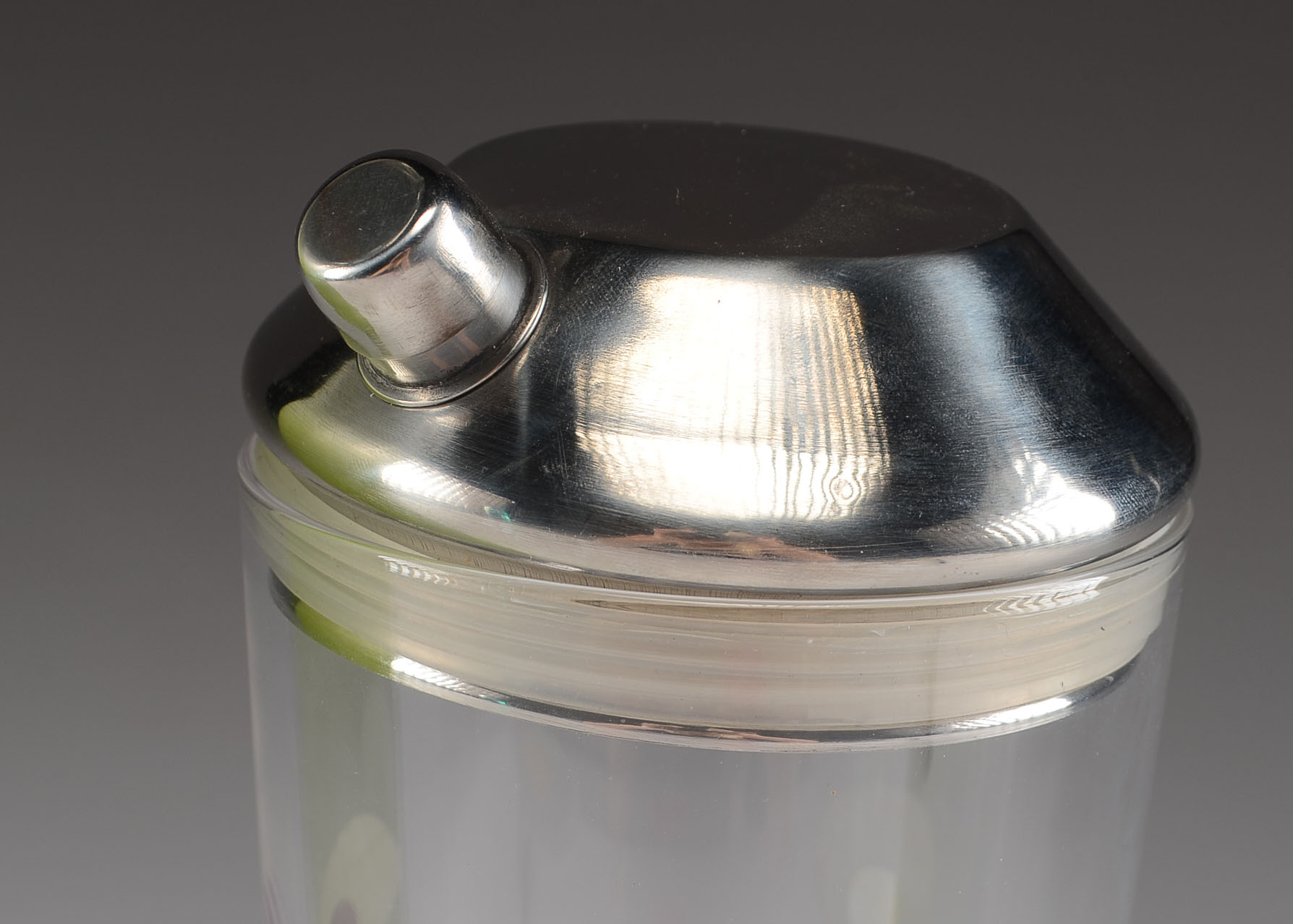 Modern Glass Cocktail Shaker And Martini Pitcher