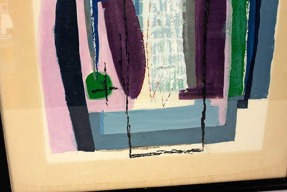 Bernard Segal Abstract Painting