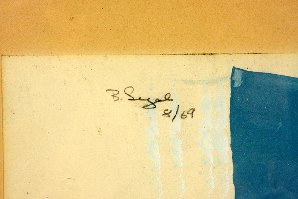 Bernard Segal Abstract Painting