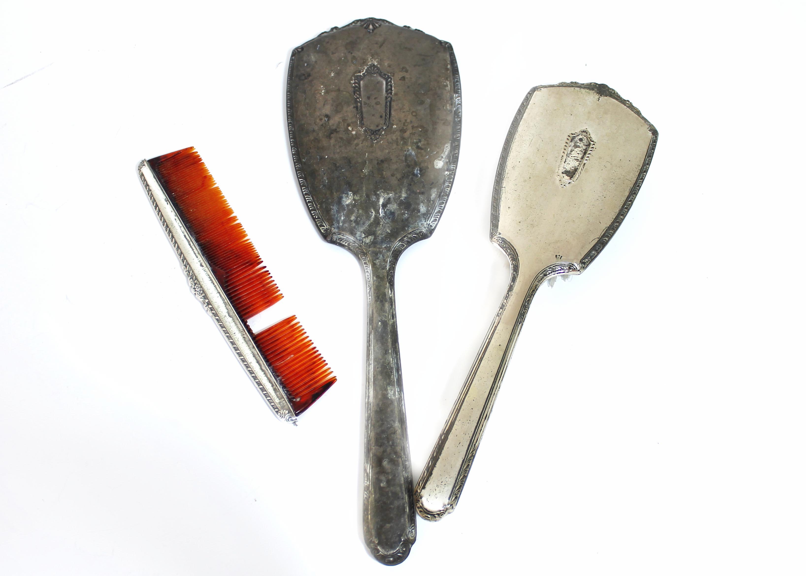 Vintage Sterling Silver Vanity Set