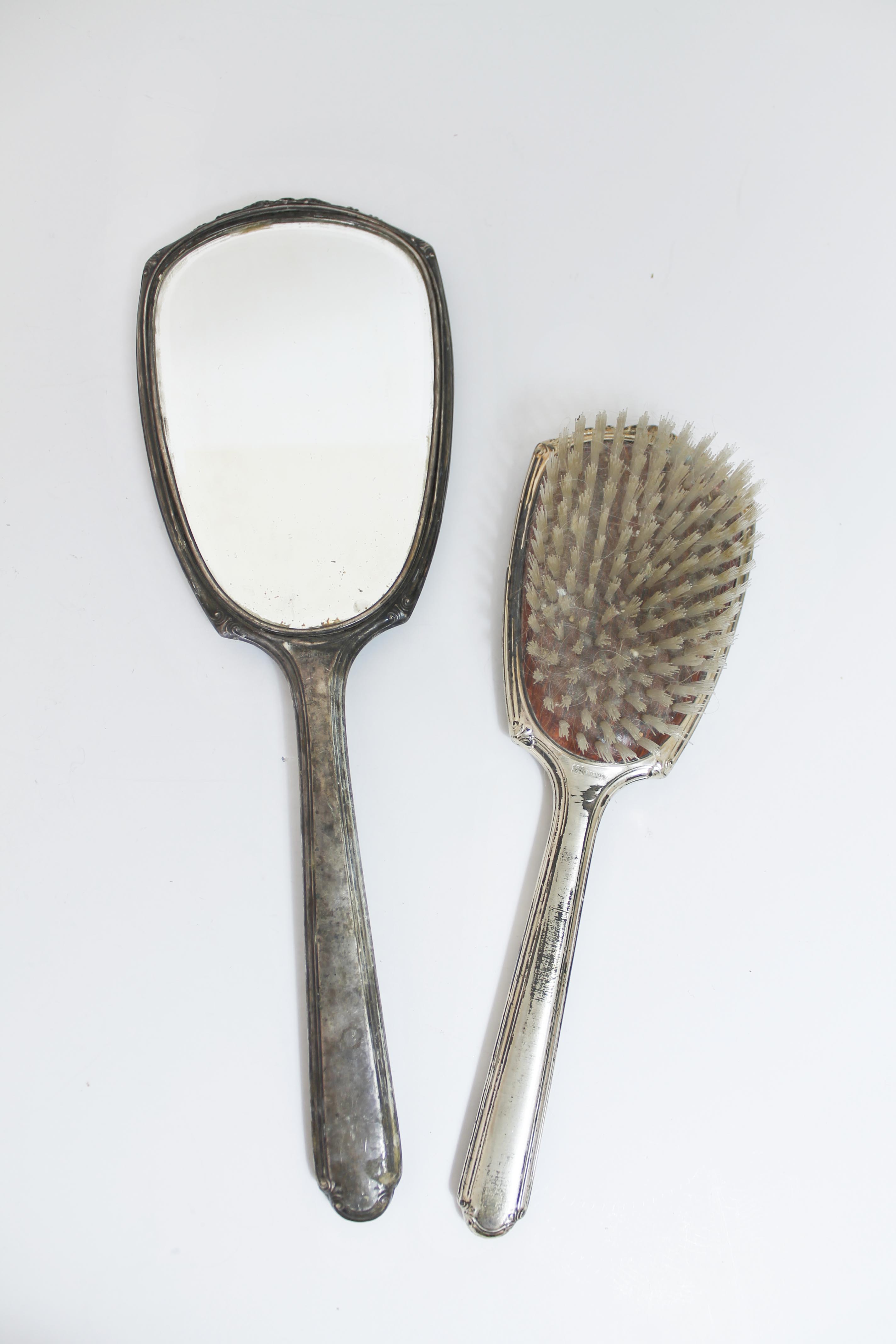 Vintage Sterling Silver Vanity Set