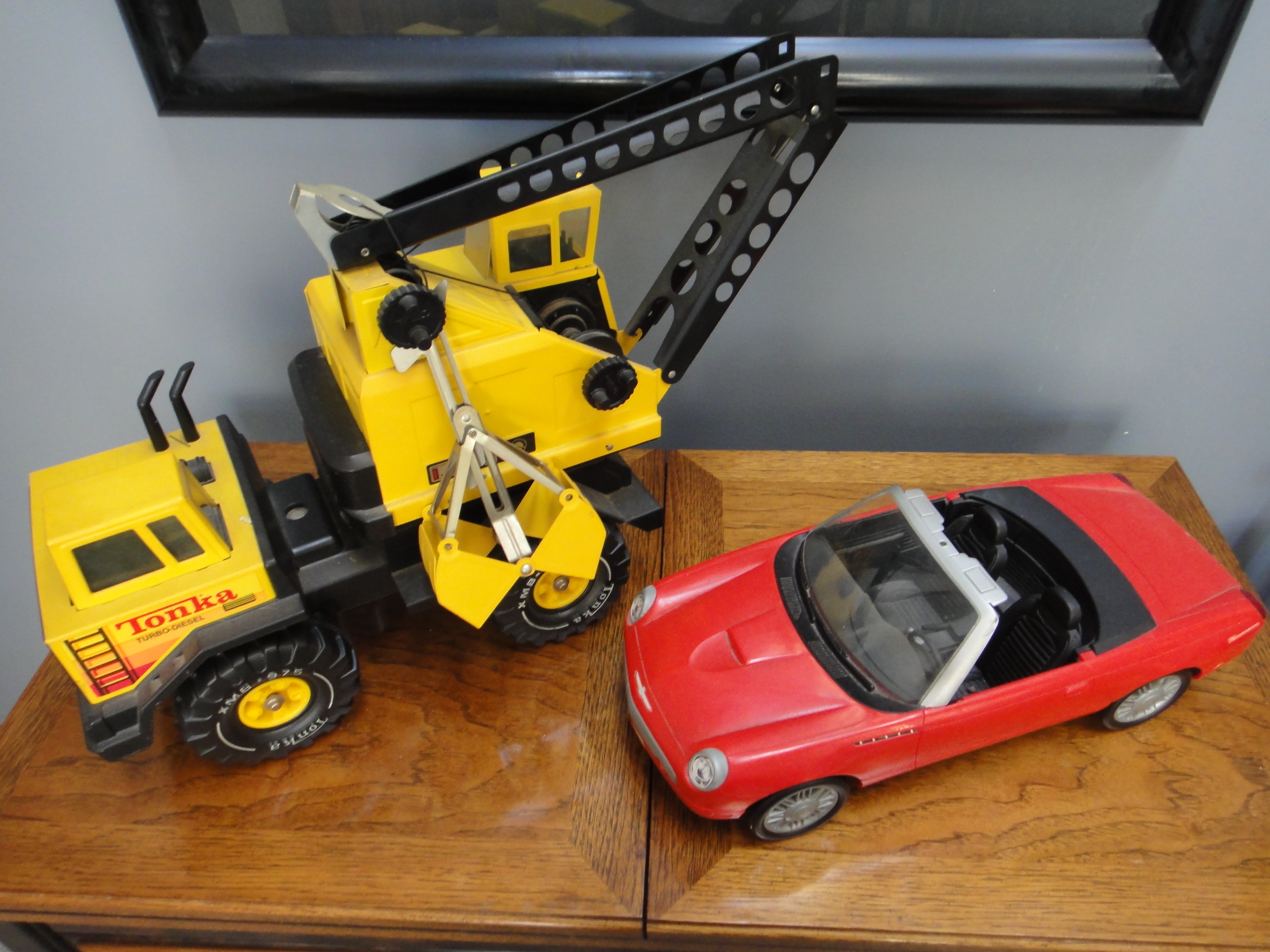 Vintage Tonka Truck & Barbie Car