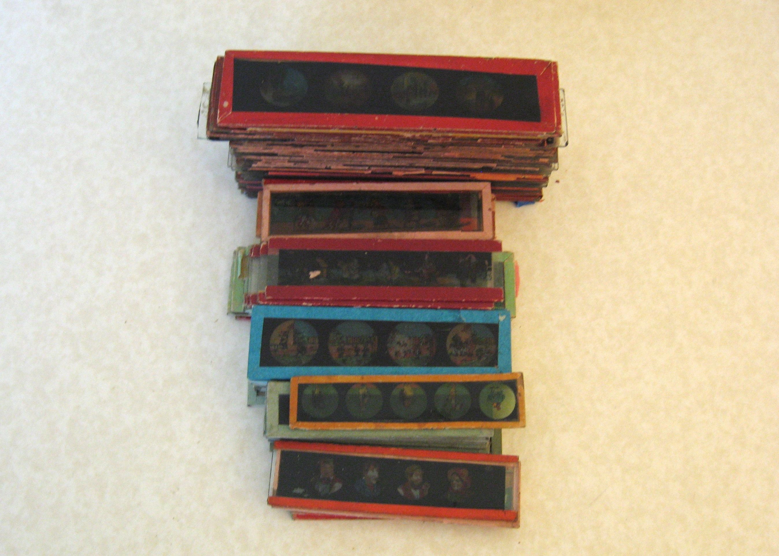 Colorful Magic Lantern Slides