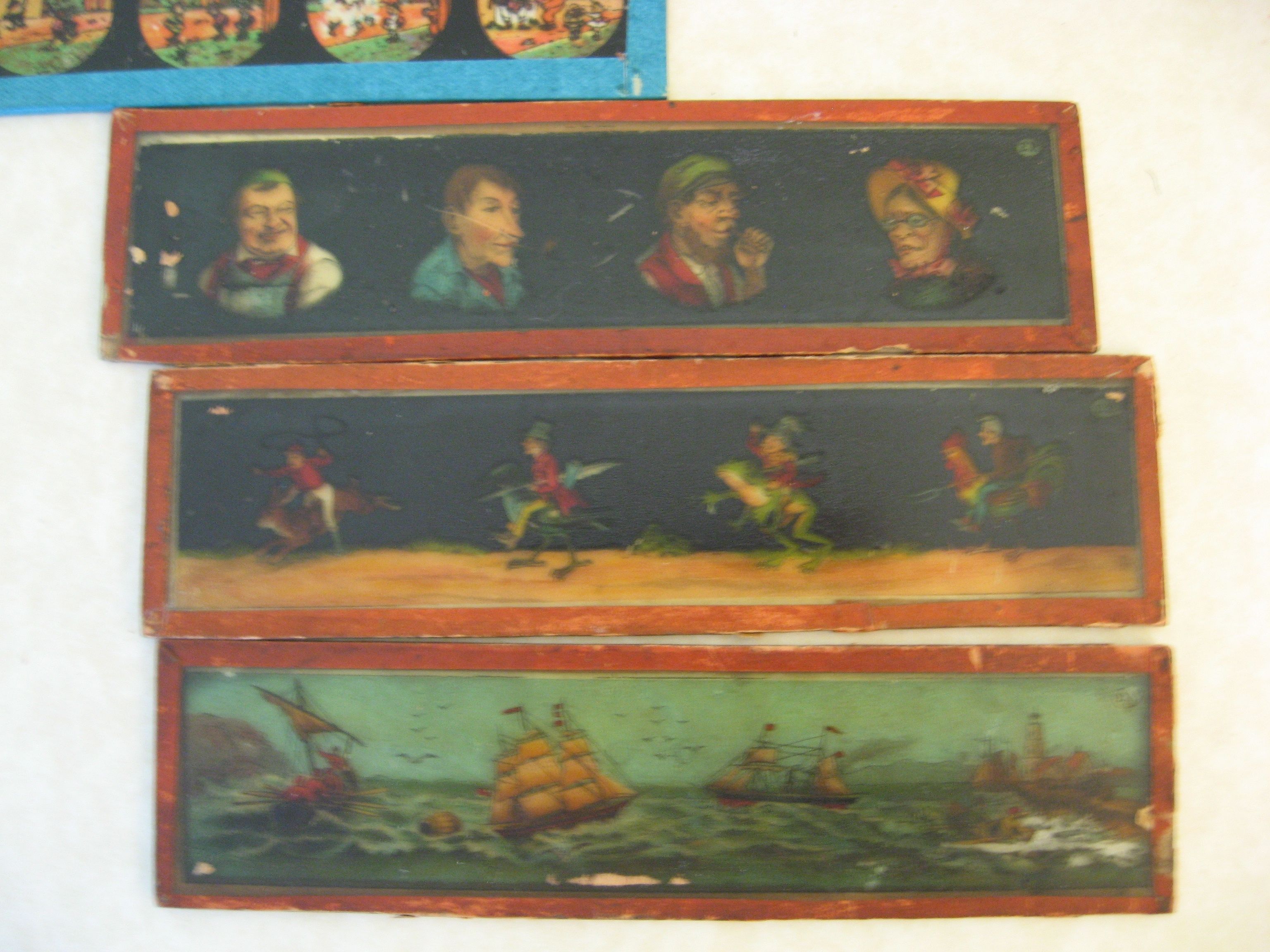 Colorful Magic Lantern Slides