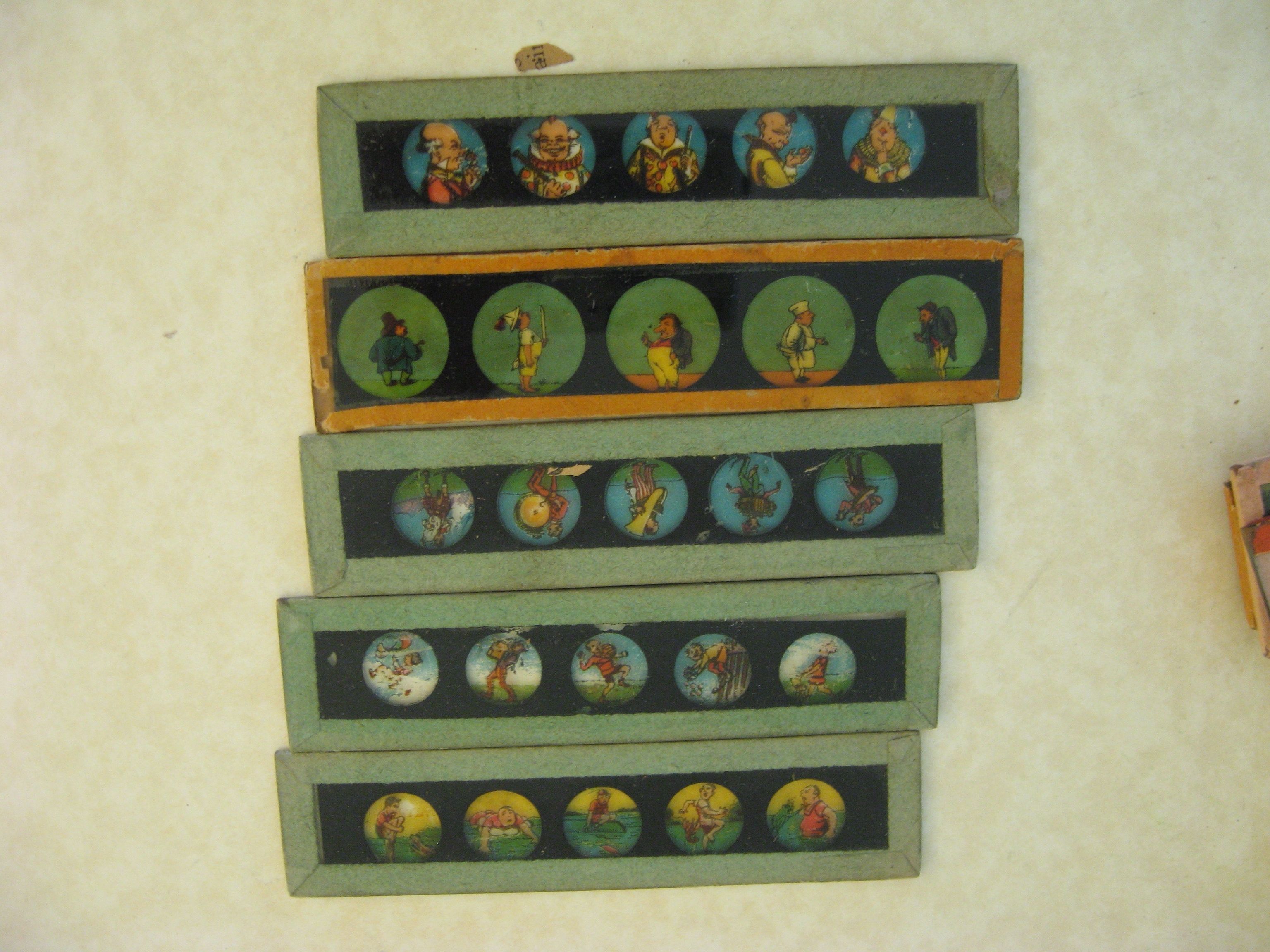 Colorful Magic Lantern Slides
