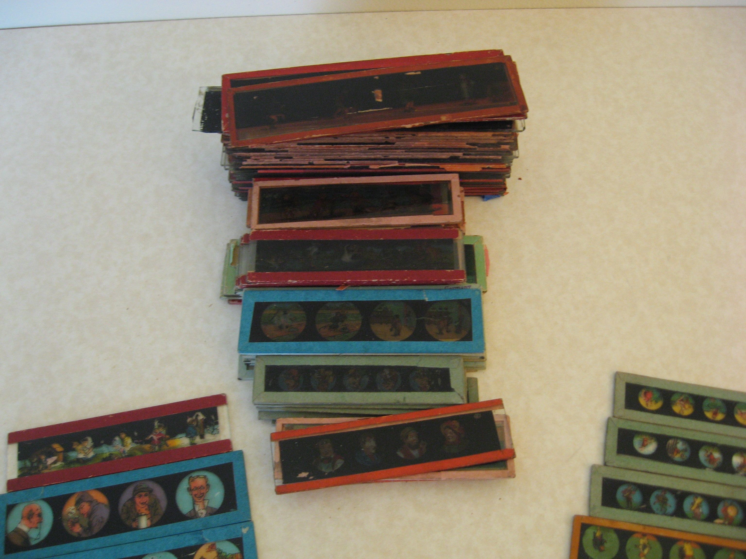 Colorful Magic Lantern Slides
