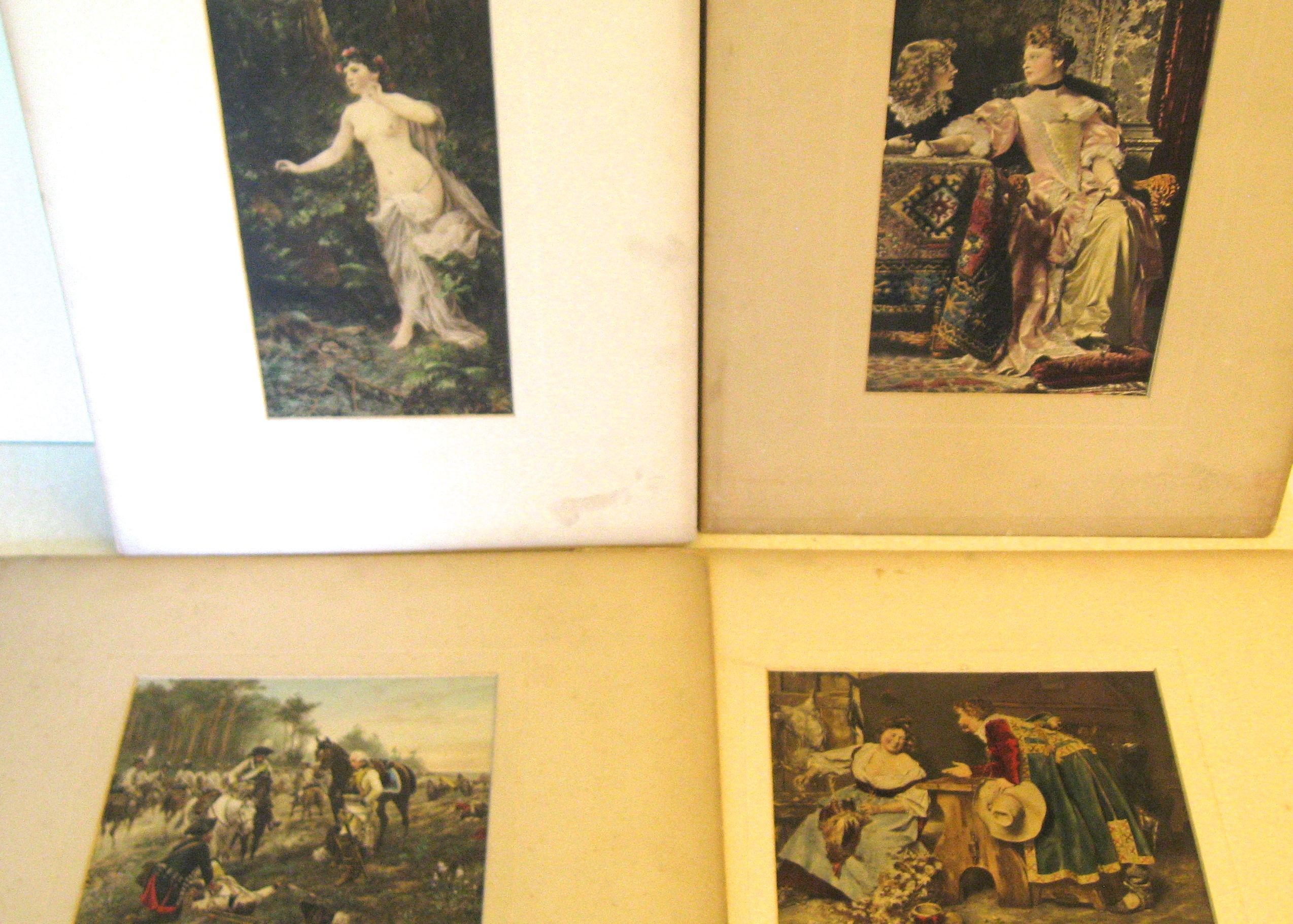 Four Colored Lithographs