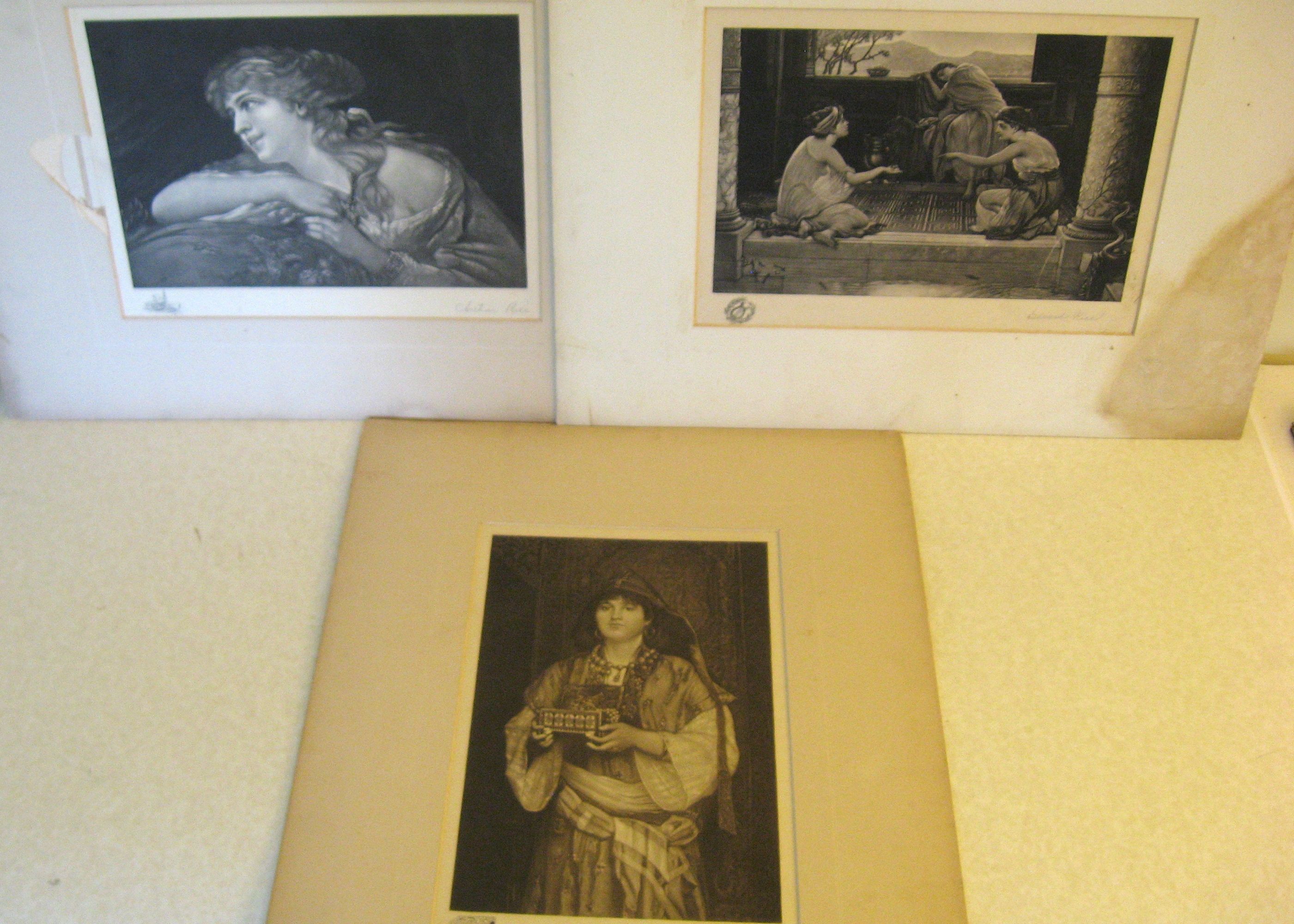 Three Victorian Style Engravings