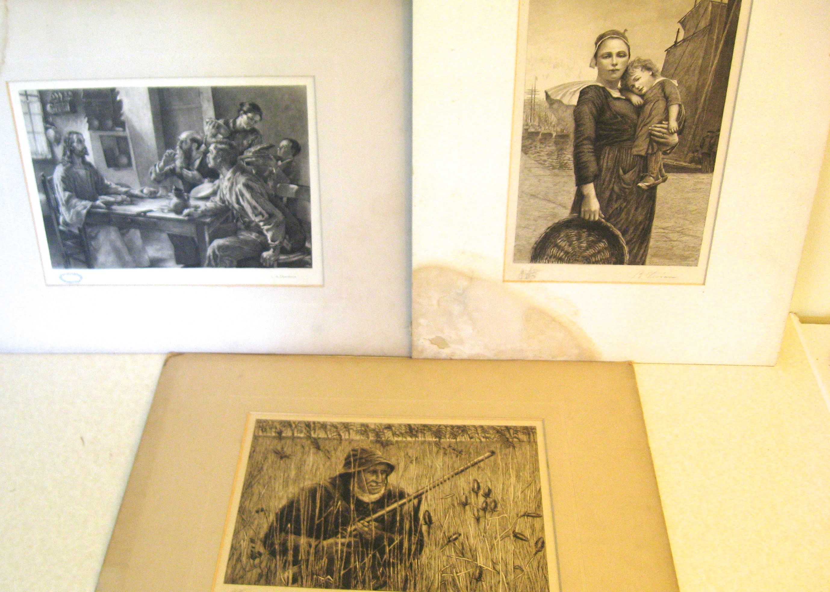 Set of Three Engravings