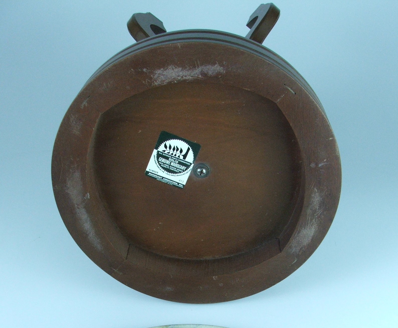 Vintage Victorian Style Marble Top Mahogany Table