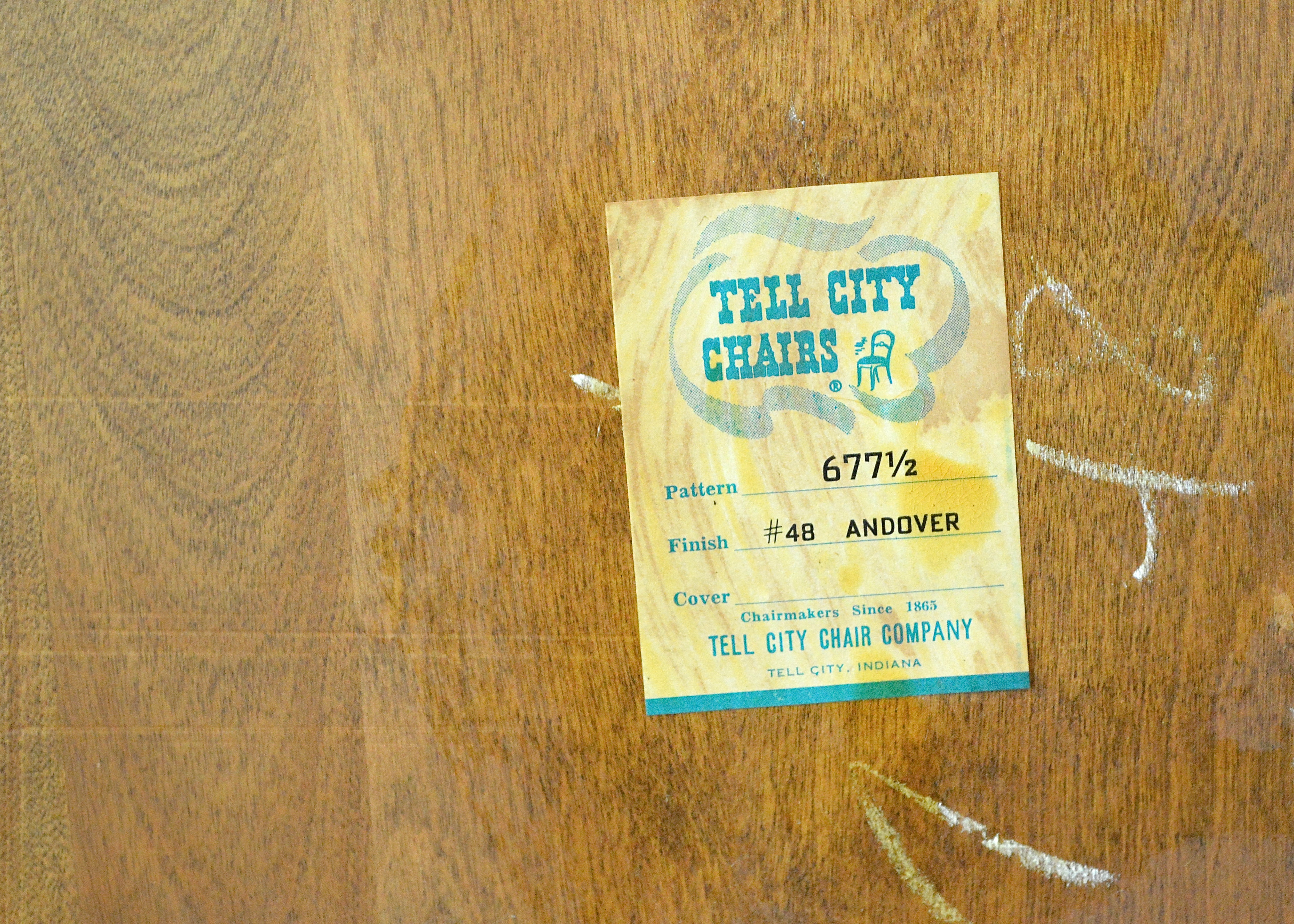 Colonial Style Rocking Chair by Tell City Chair Company