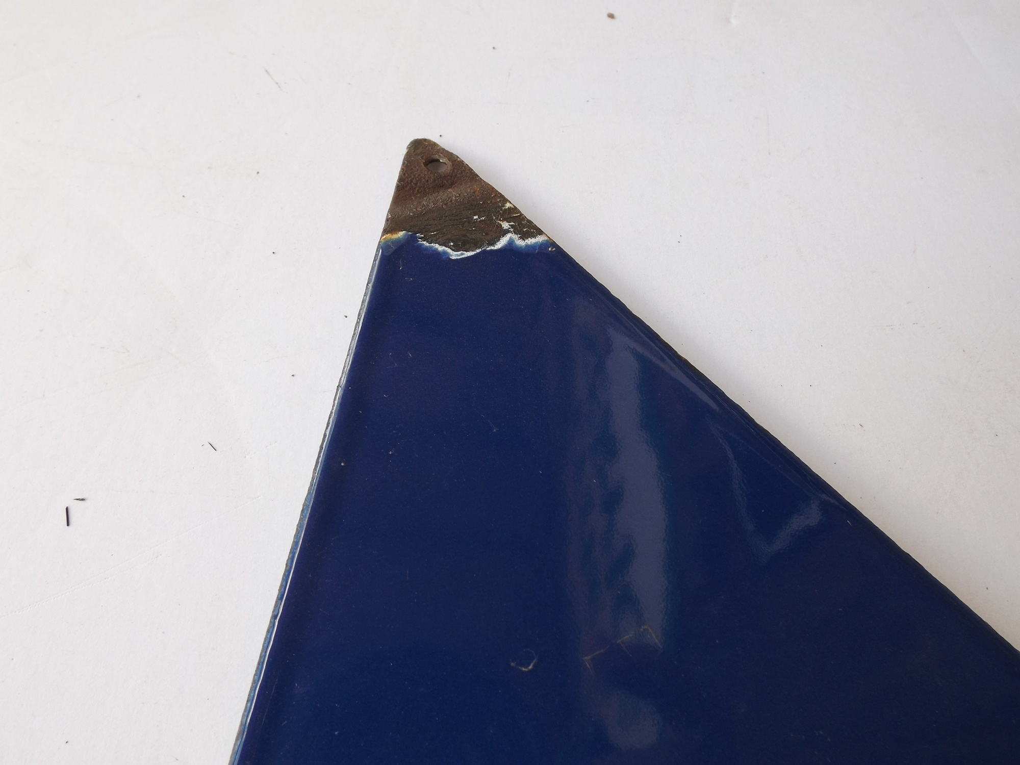 Vintage Blue Sunoco Gas Sign