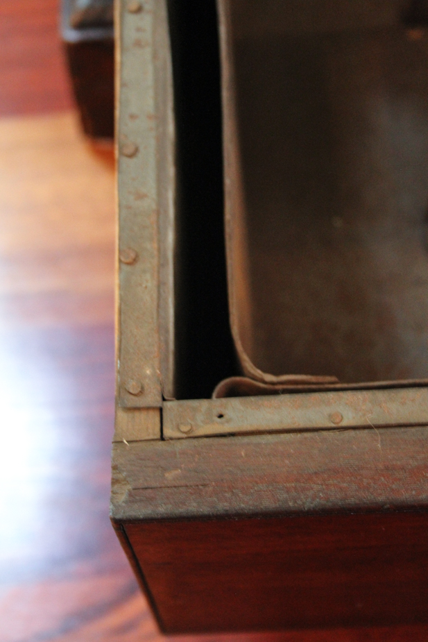 Antique Wooden Ice Chest