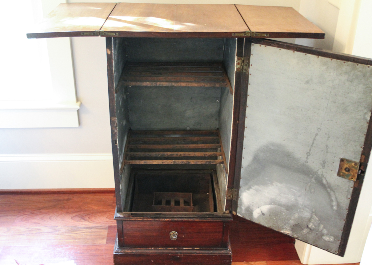 Antique Wooden Ice Chest