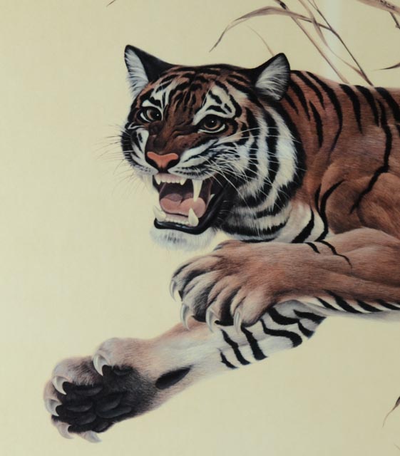 Signed John Ruthven "Bengal Tiger" Offset Lithographic Print