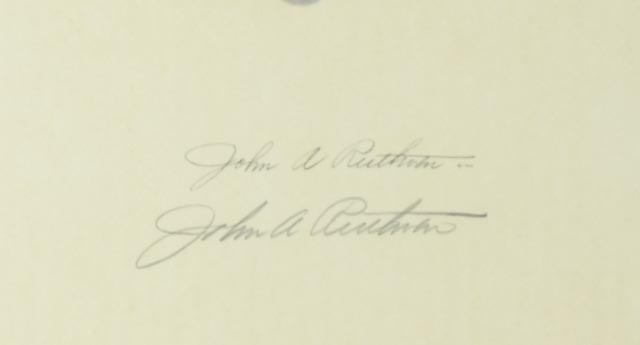 Signed John Ruthven "Bengal Tiger" Offset Lithographic Print