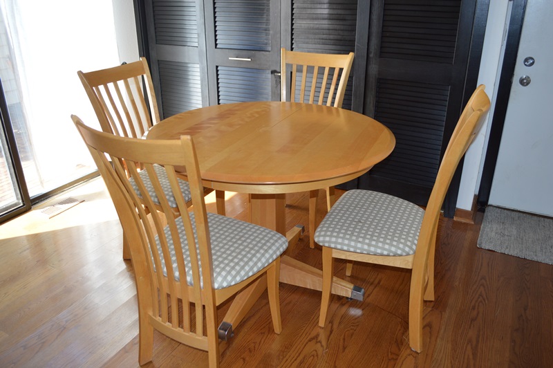 Kitchen Table and Chairs by Giguere and Morin
