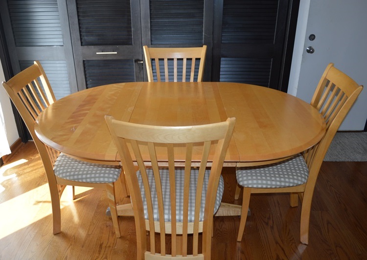 Kitchen Table and Chairs by Giguere and Morin