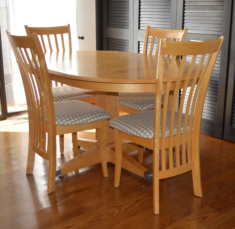 Kitchen Table and Chairs by Giguere and Morin