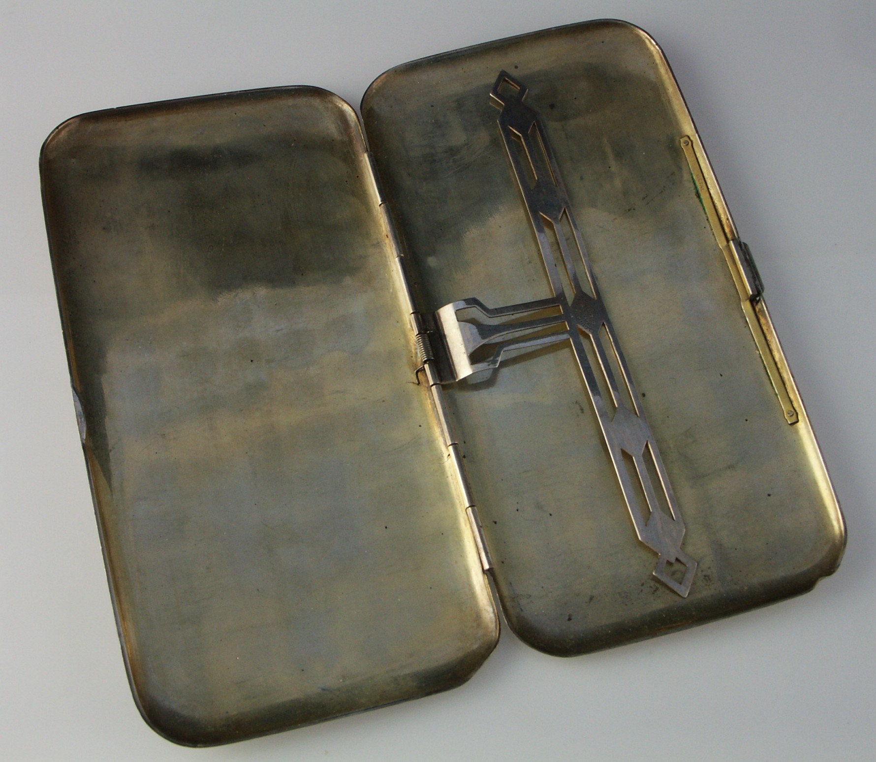 Art Deco Sterling Silver Cigarette and Business Card Case