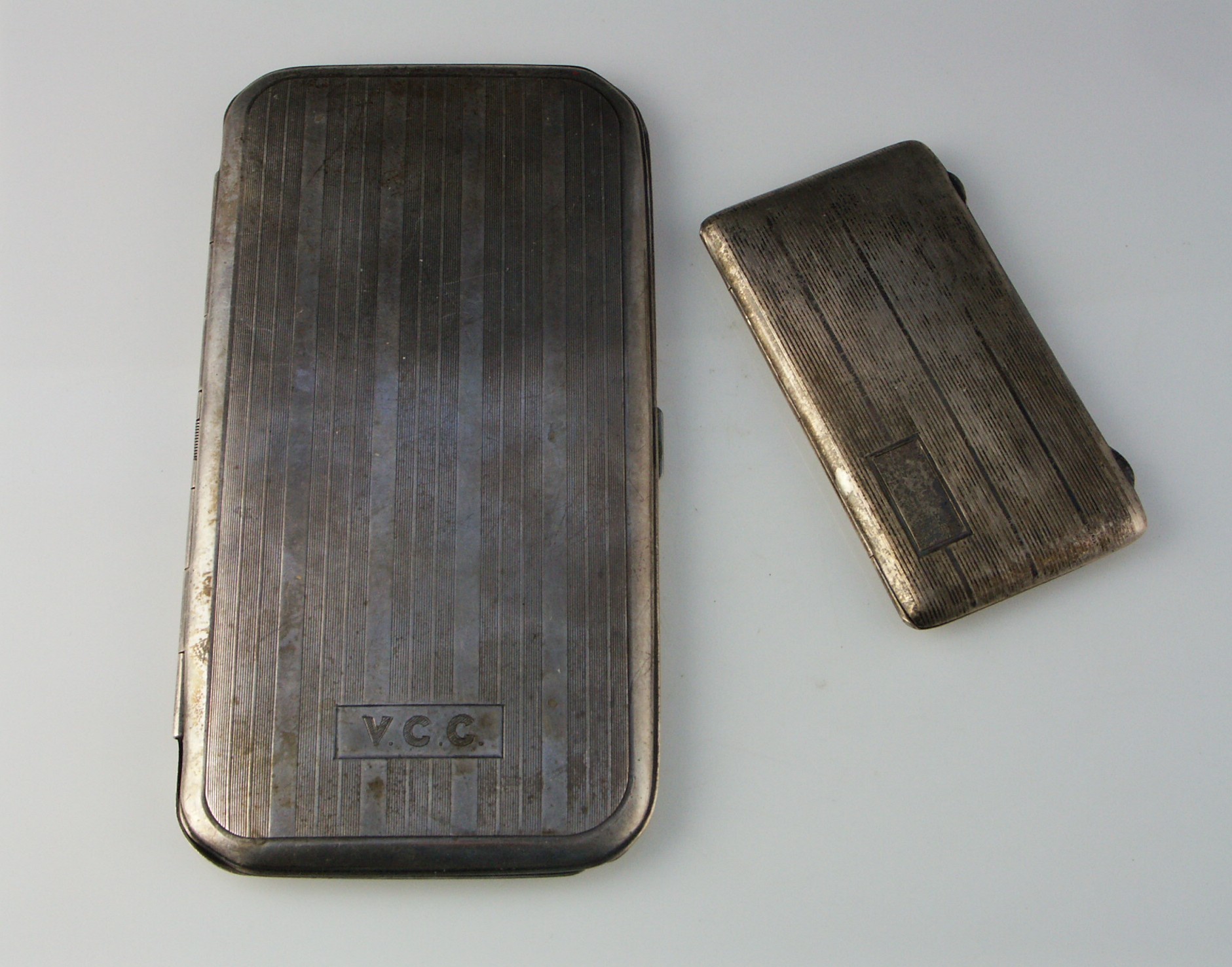 Art Deco Sterling Silver Cigarette and Business Card Case