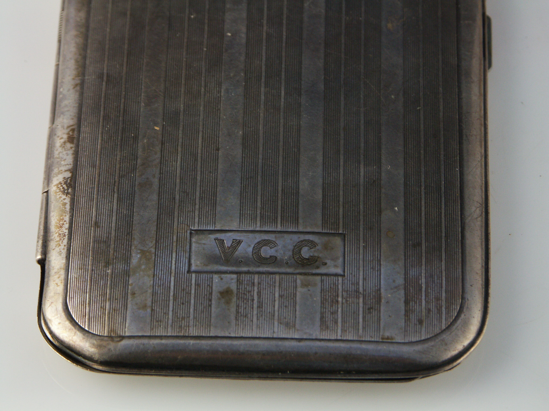 Art Deco Sterling Silver Cigarette and Business Card Case