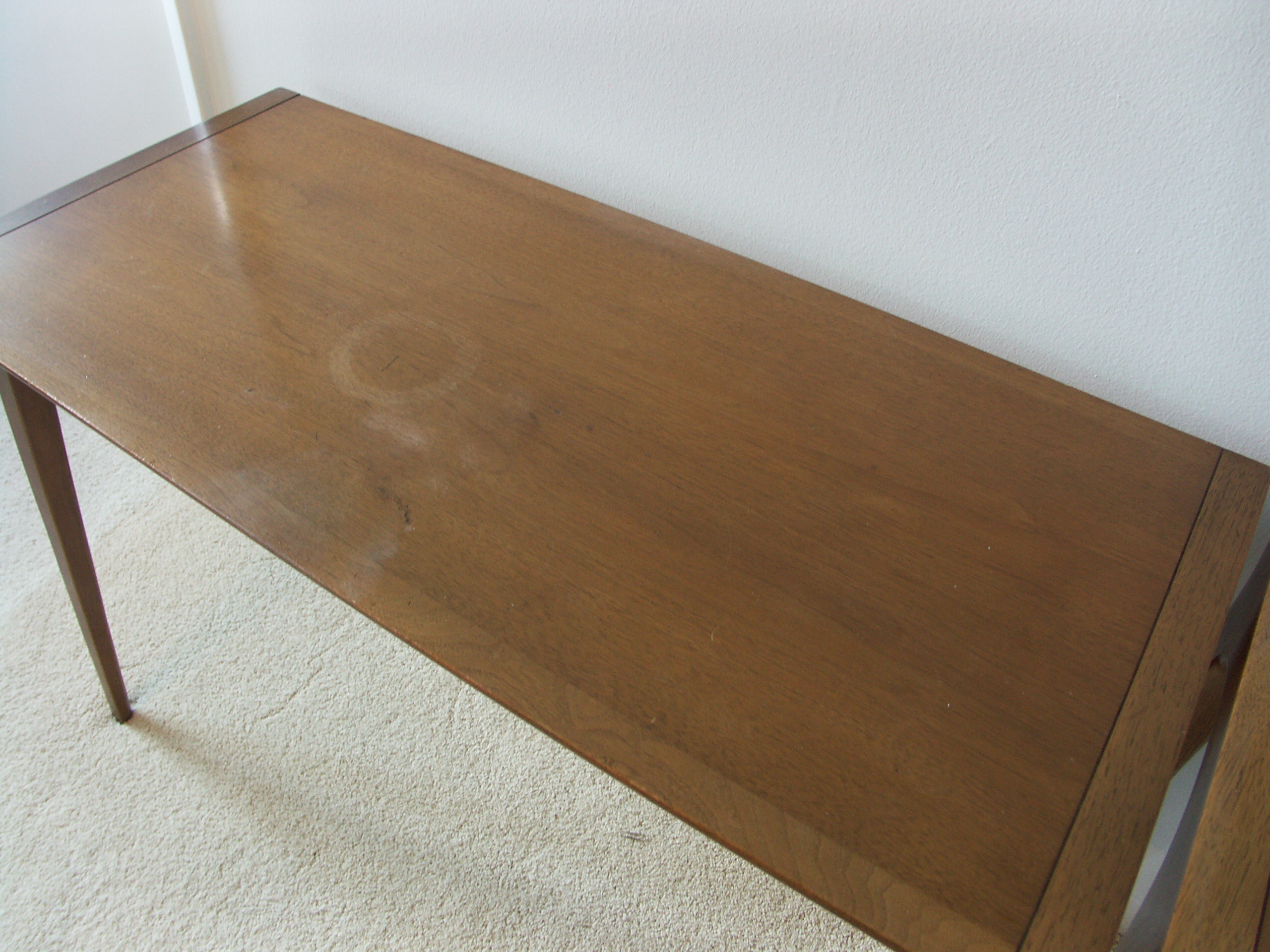 Two Drexel Danish Mid Century Modern Console/Sofa Tables