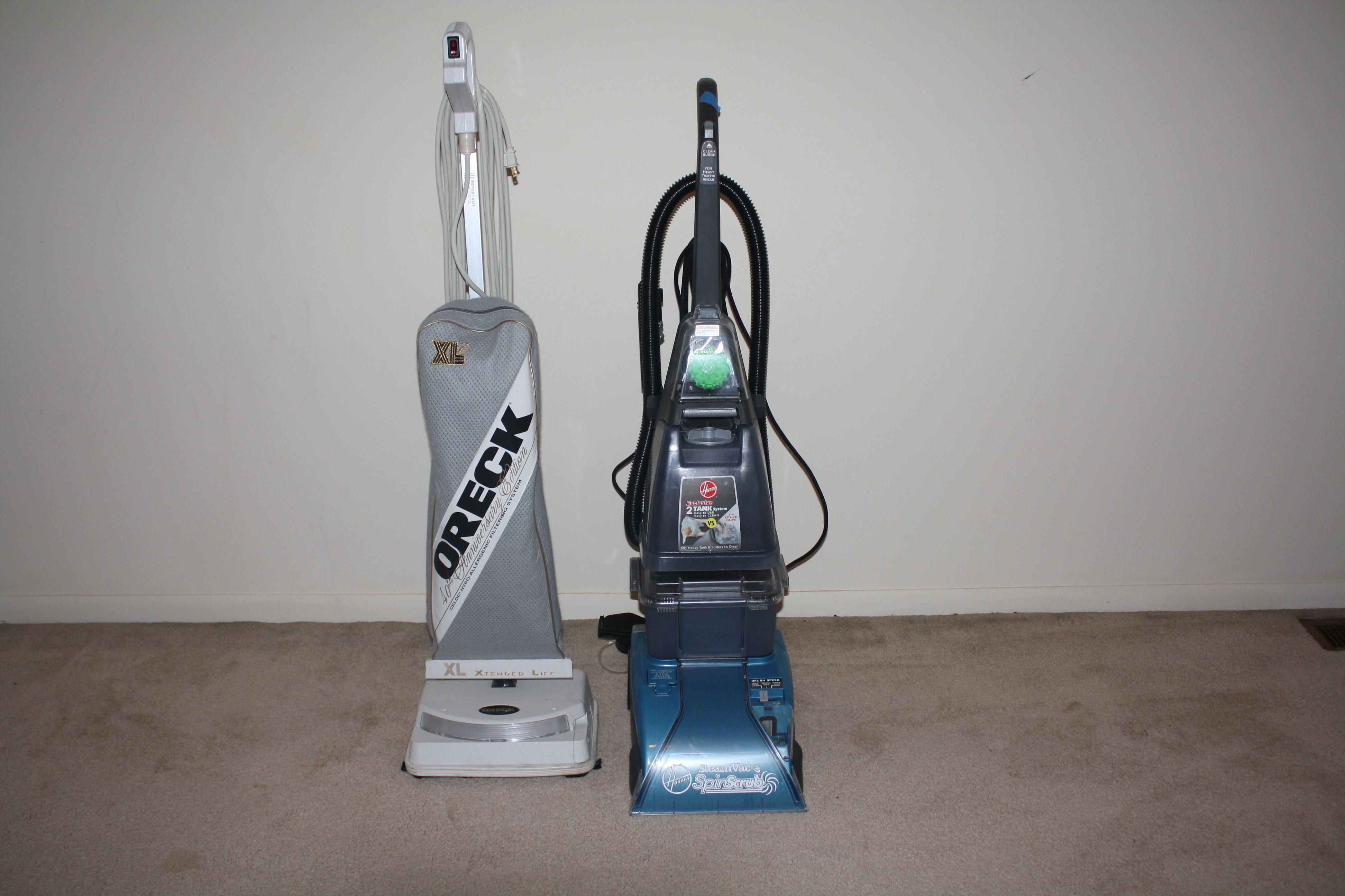 Hoover SteamVac and Oreck Vacuum