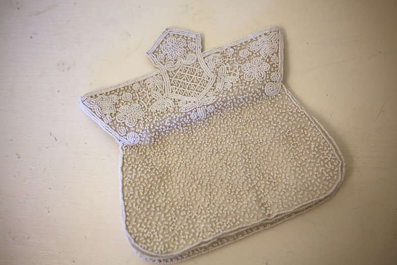 Vintage Beaded Clutch