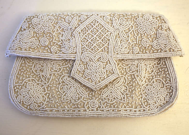Vintage Beaded Clutch
