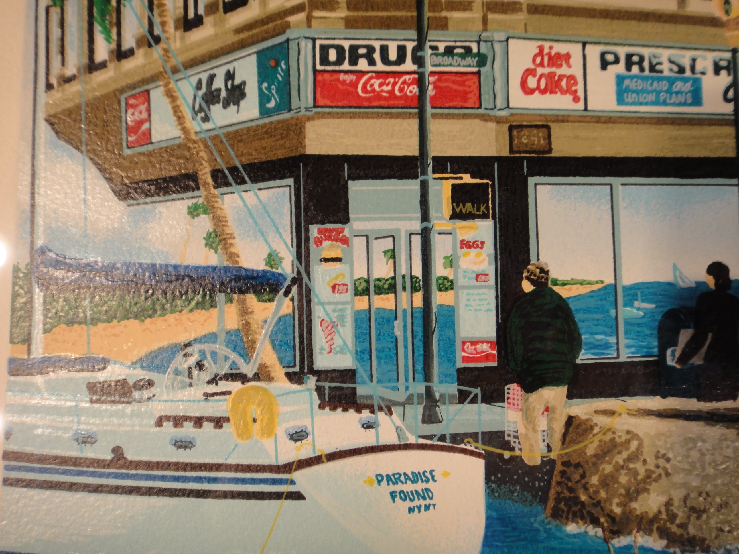 "Broadway and Paradise" Serigraph by Jeffrey Rivers 