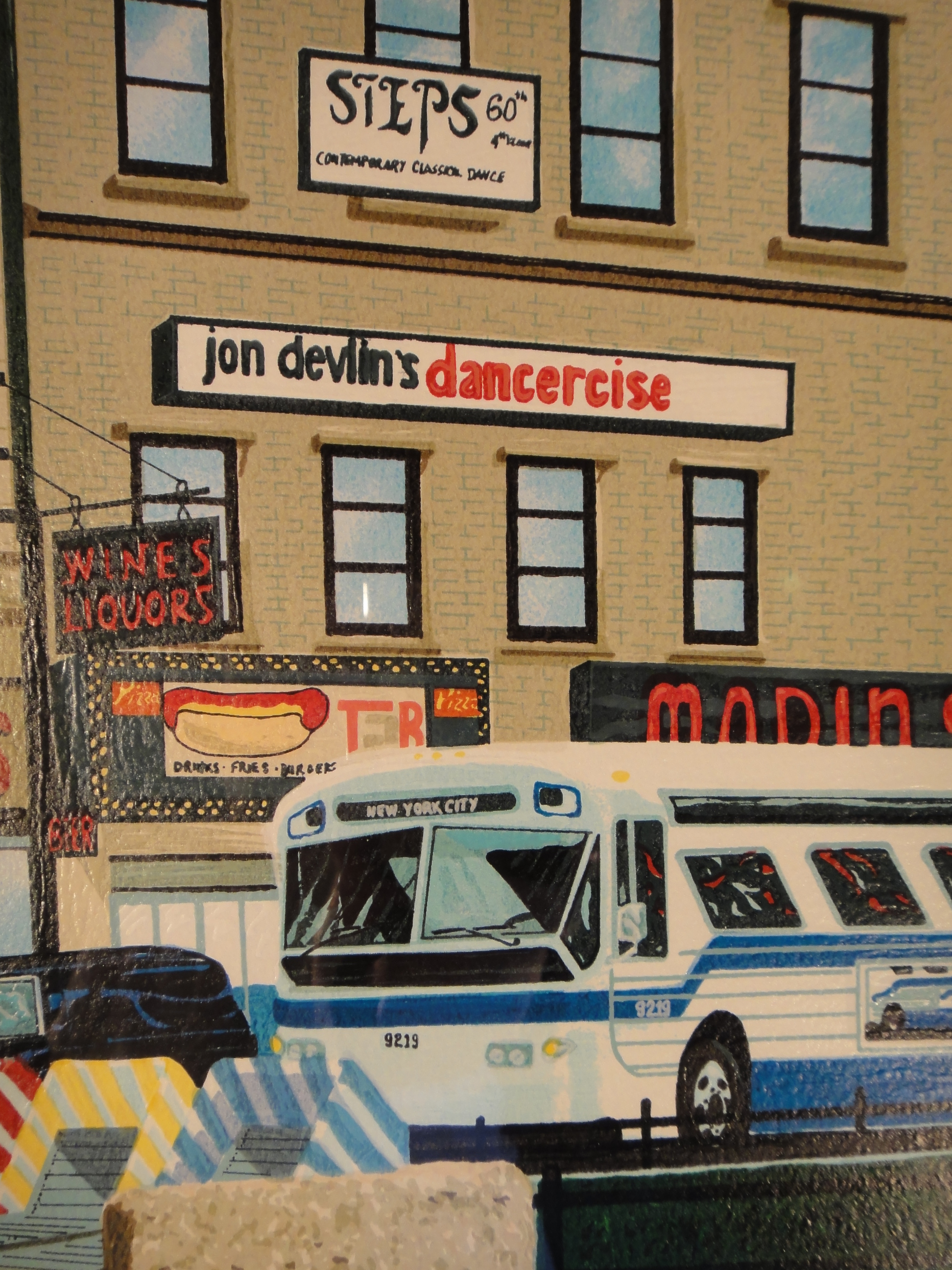 "Broadway and Paradise" Serigraph by Jeffrey Rivers 