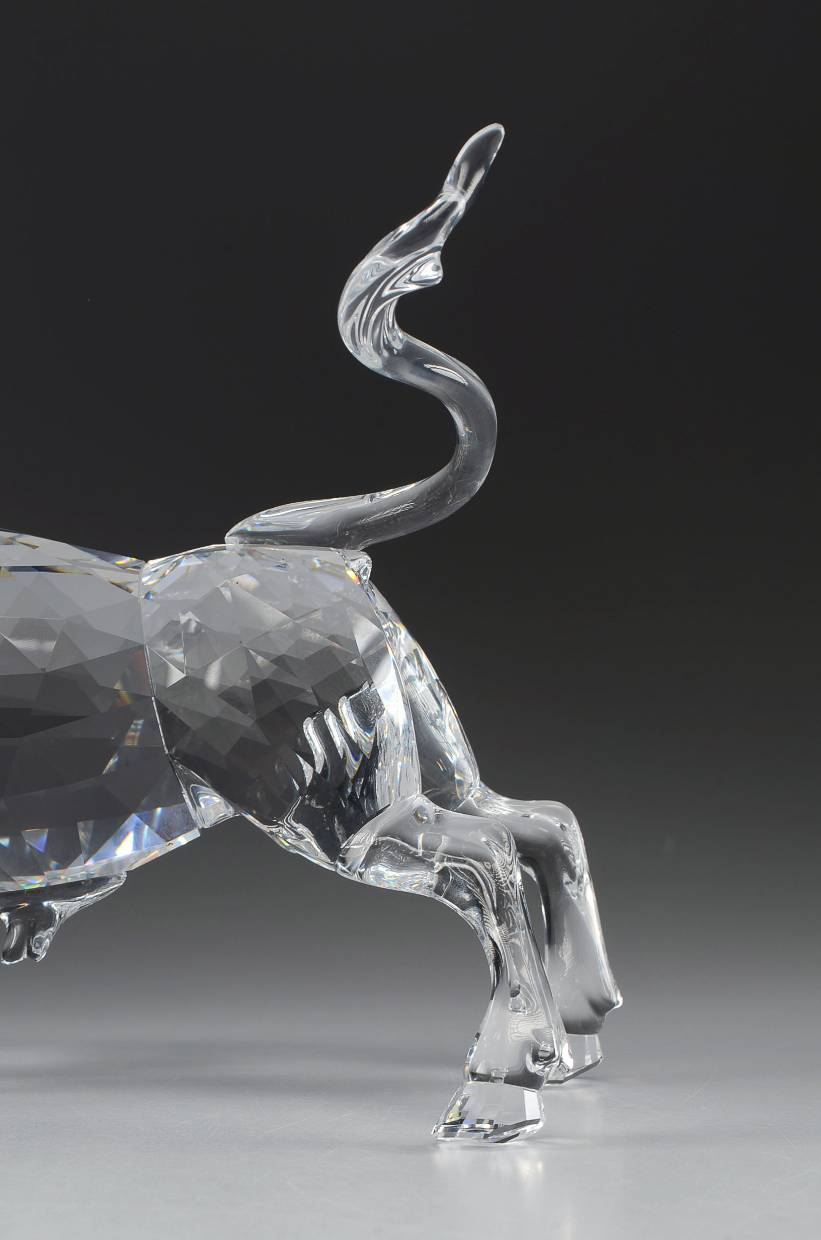 Numbered Limited Edition Swarovski Crystal Bull Statue