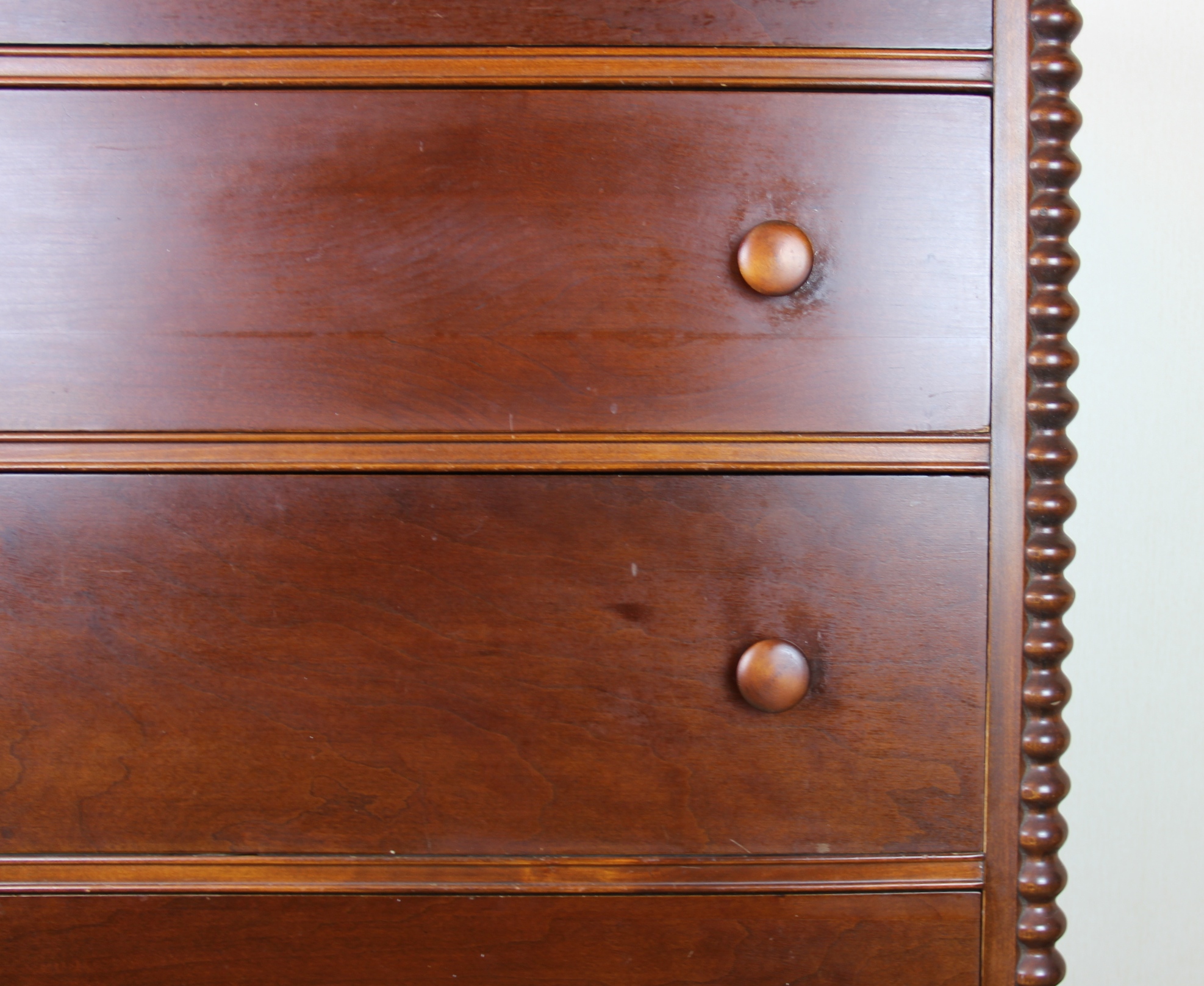 Cherry Wood Tall Dresser