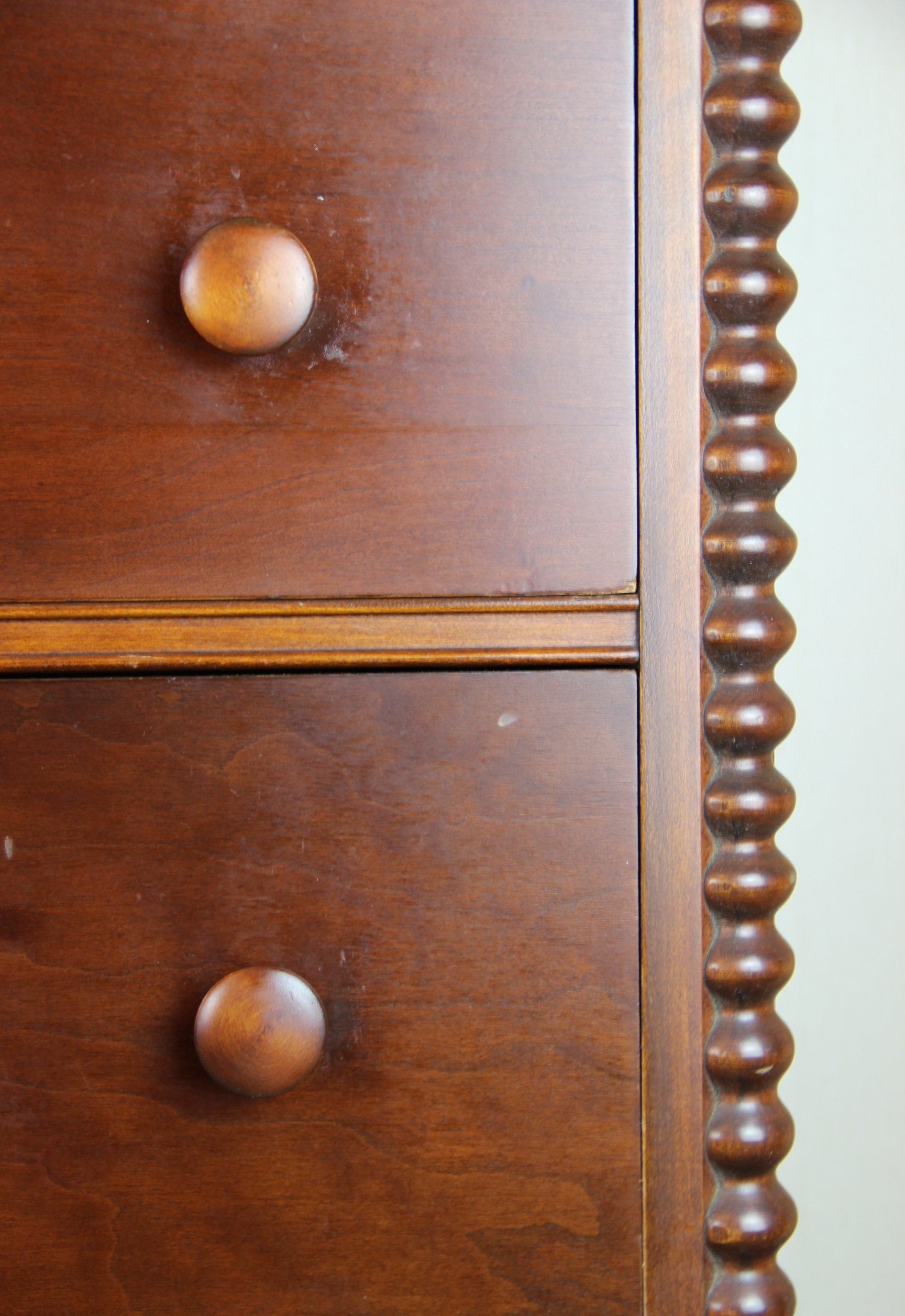 Cherry Wood Tall Dresser