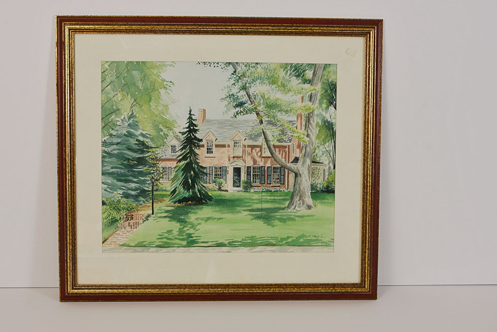 Original Signed Watercolor by Sally Clay Lanham