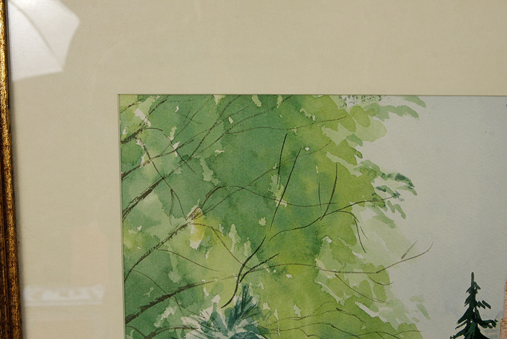 Original Signed Watercolor by Sally Clay Lanham