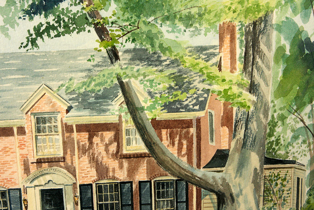 Original Signed Watercolor by Sally Clay Lanham