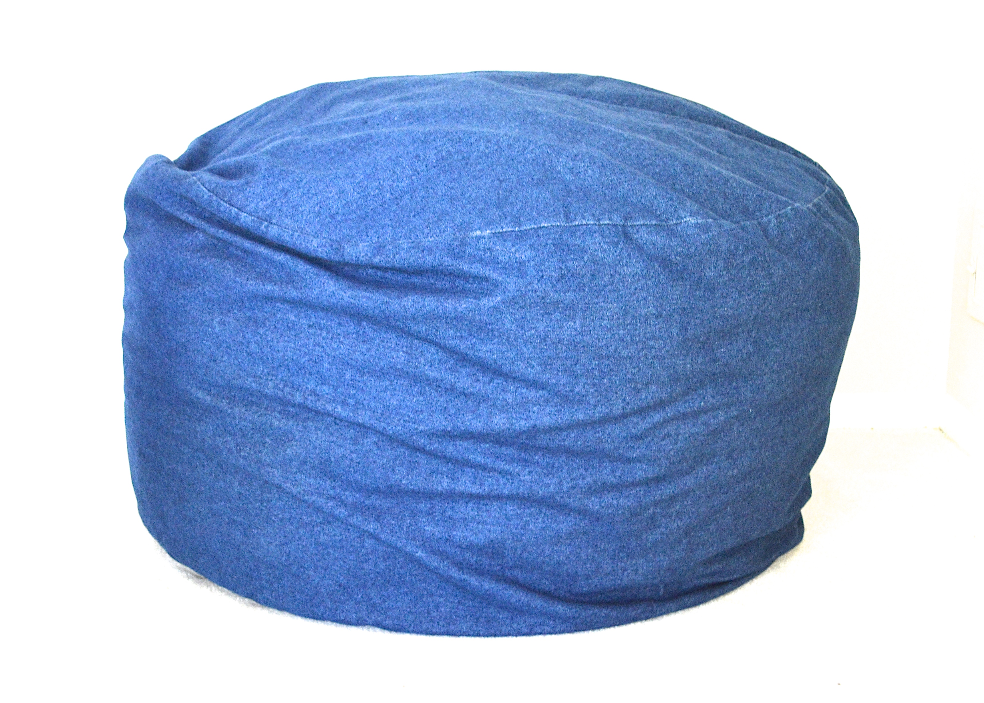 "Foof Chair" Denim Bean Bag Chair